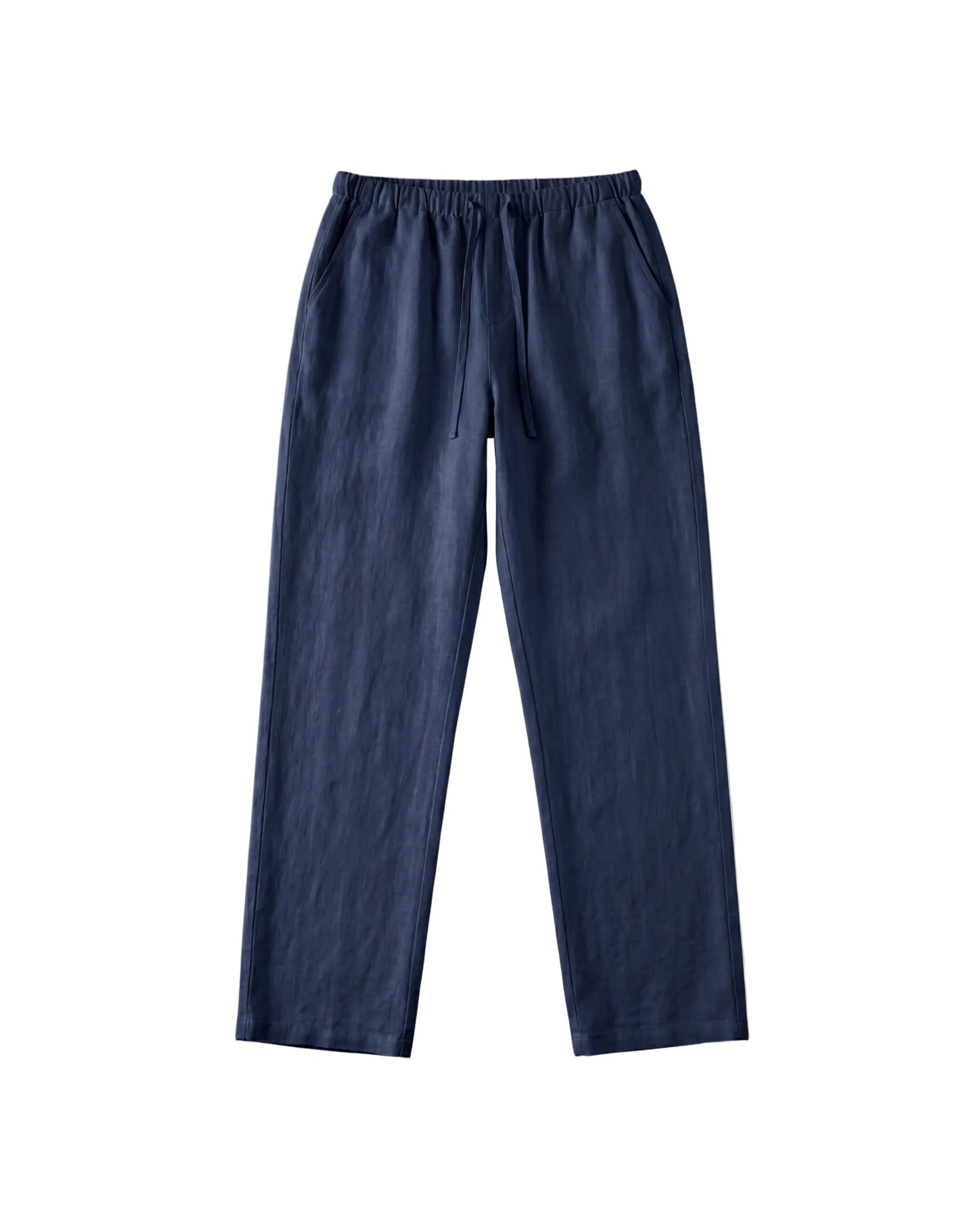 Relaxed Linen Natural Trousers