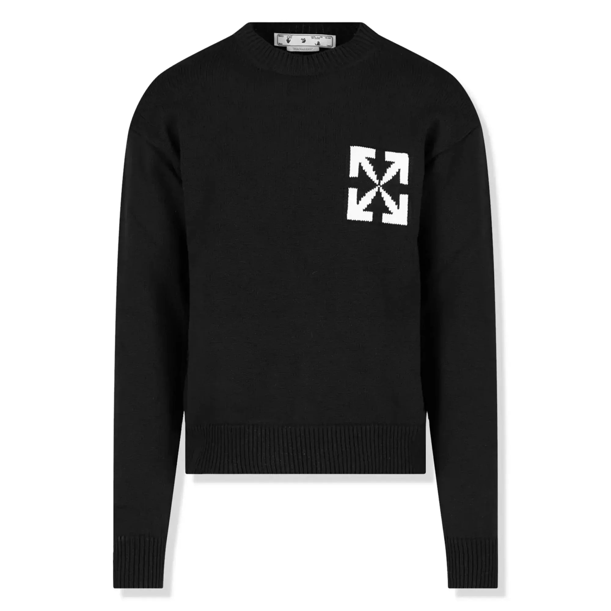 Single Arrows Black Knit Sweatshirt