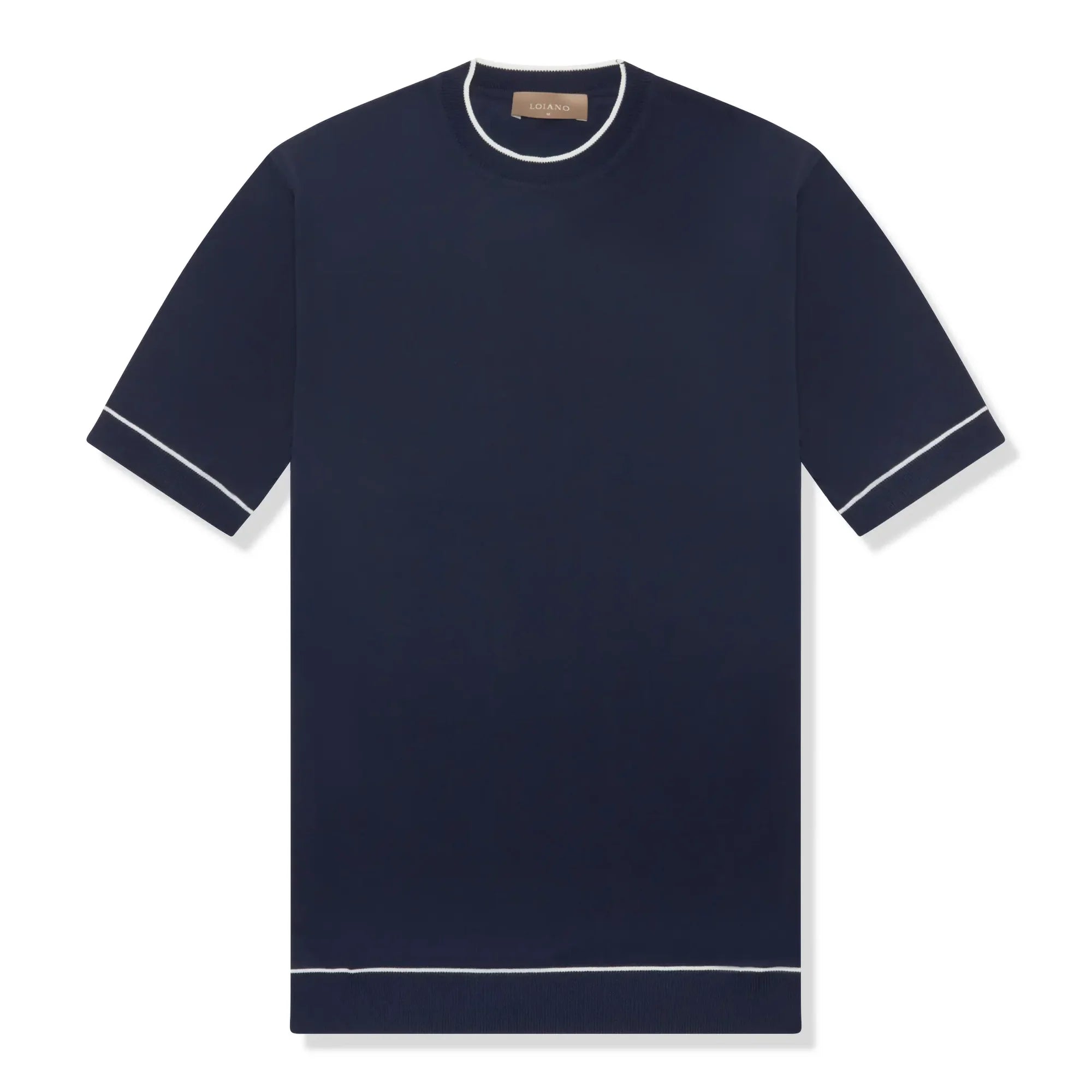 Rayon Knit Navy T-Shirt