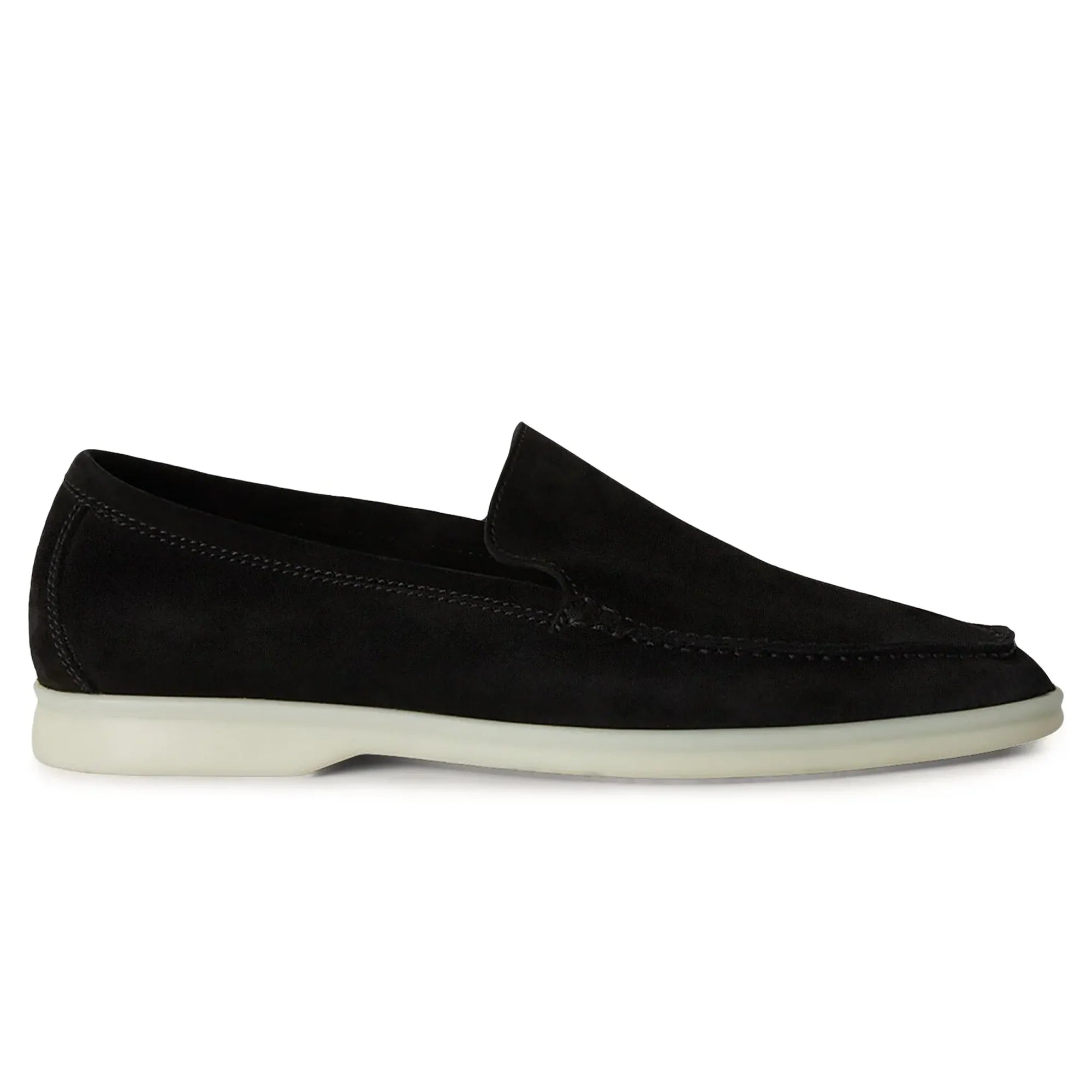 Summer Walk Suede Black Loafers