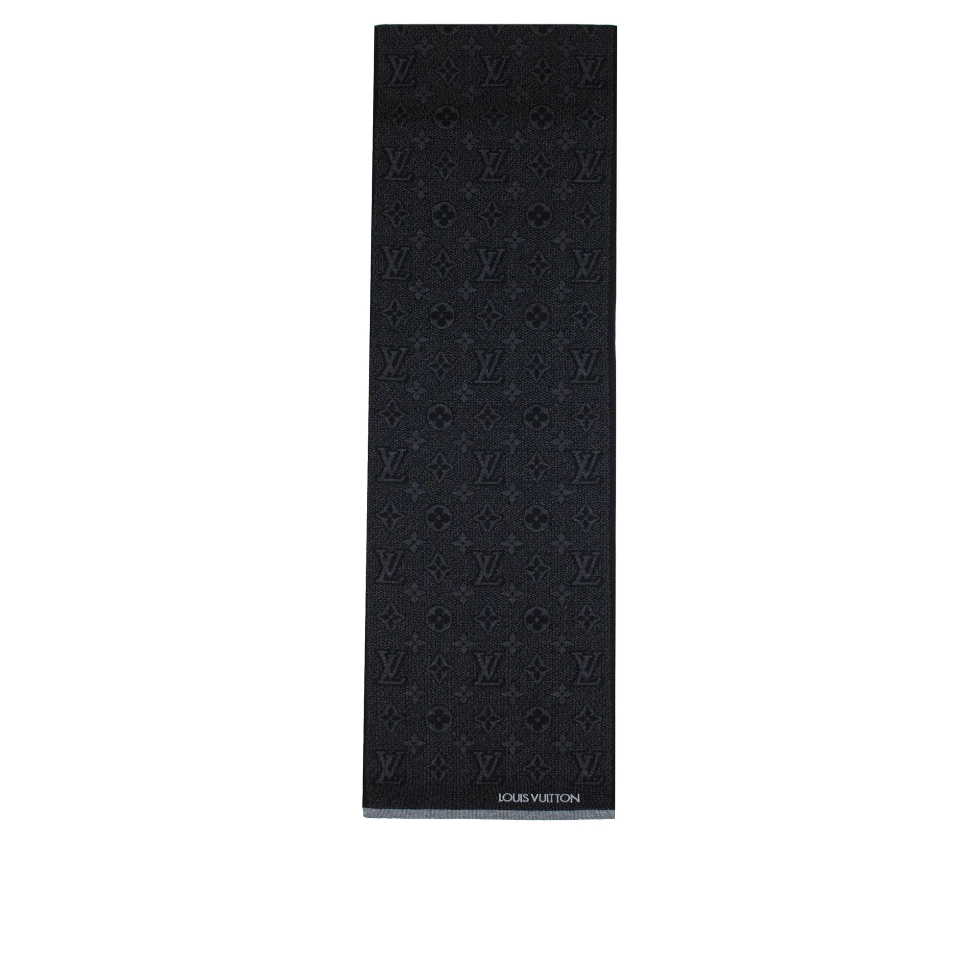 My Monogram Eclipse Scarf Black