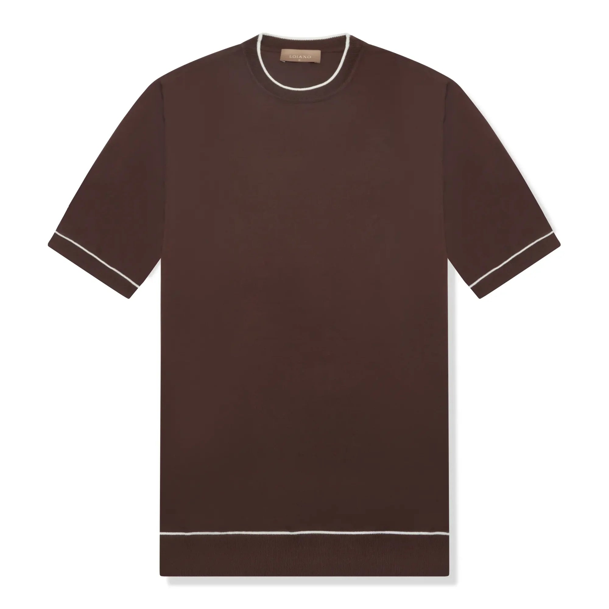Rayon Knit Brown T-Shirt