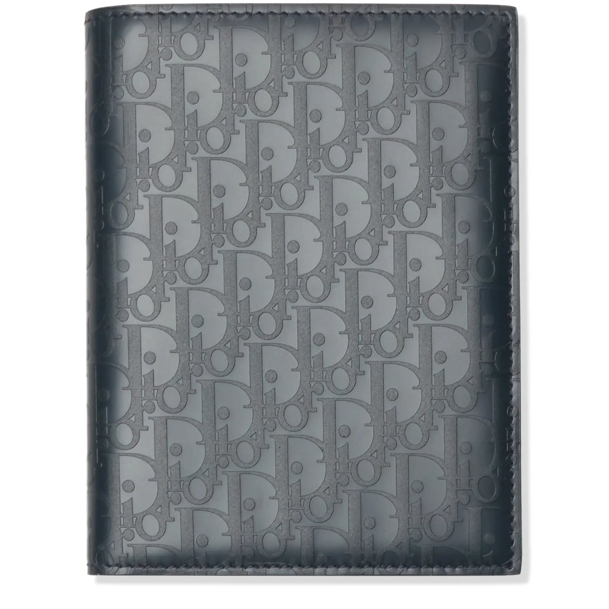 Leather Navy Blue Bifold Card Wallet