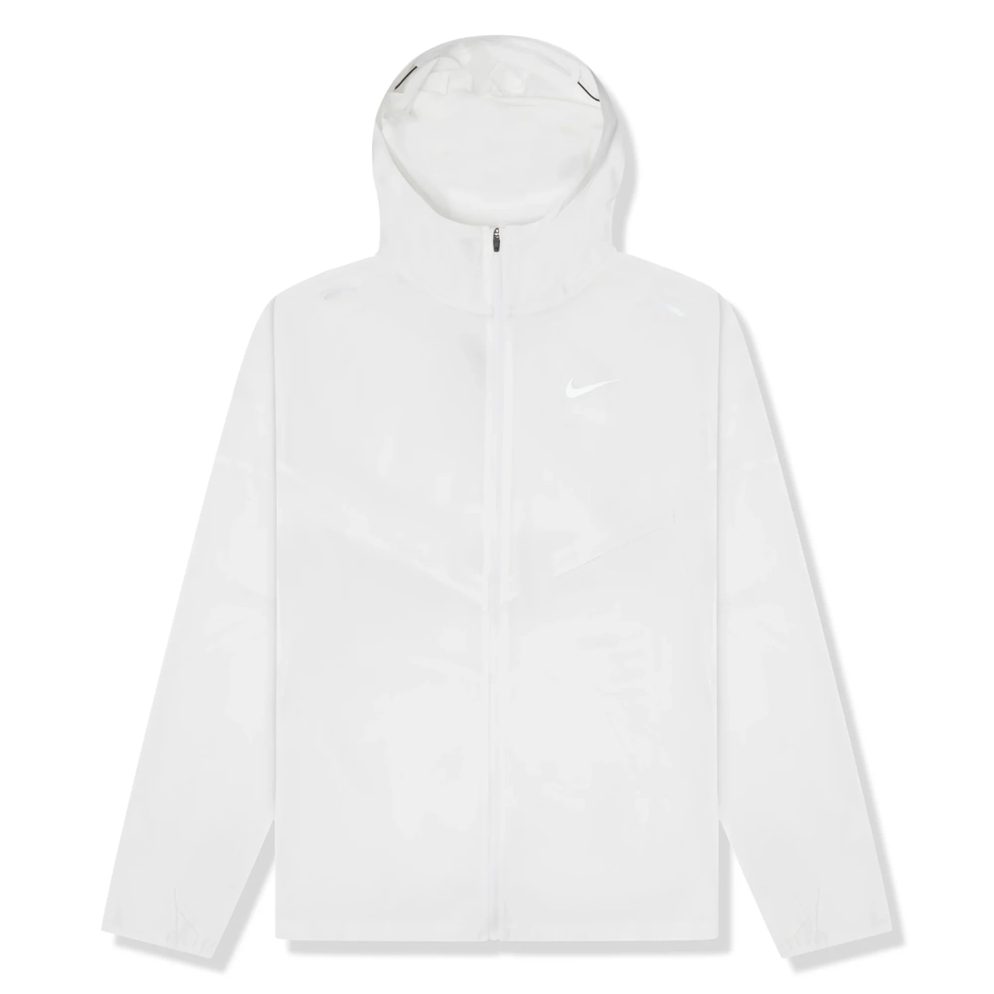 Repel Packable White Windrunner Jacket