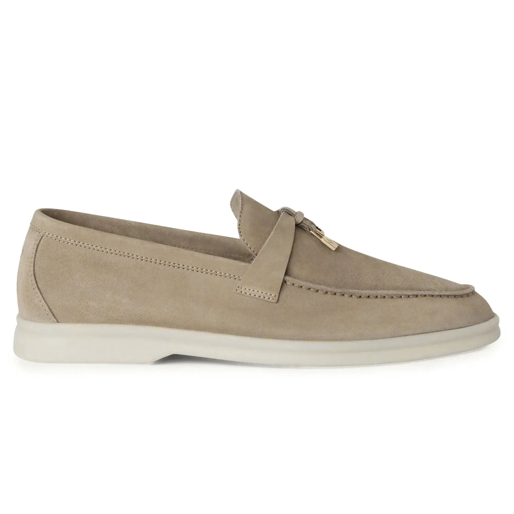 The Original Summer Charms Suede Beige Corda Loafers