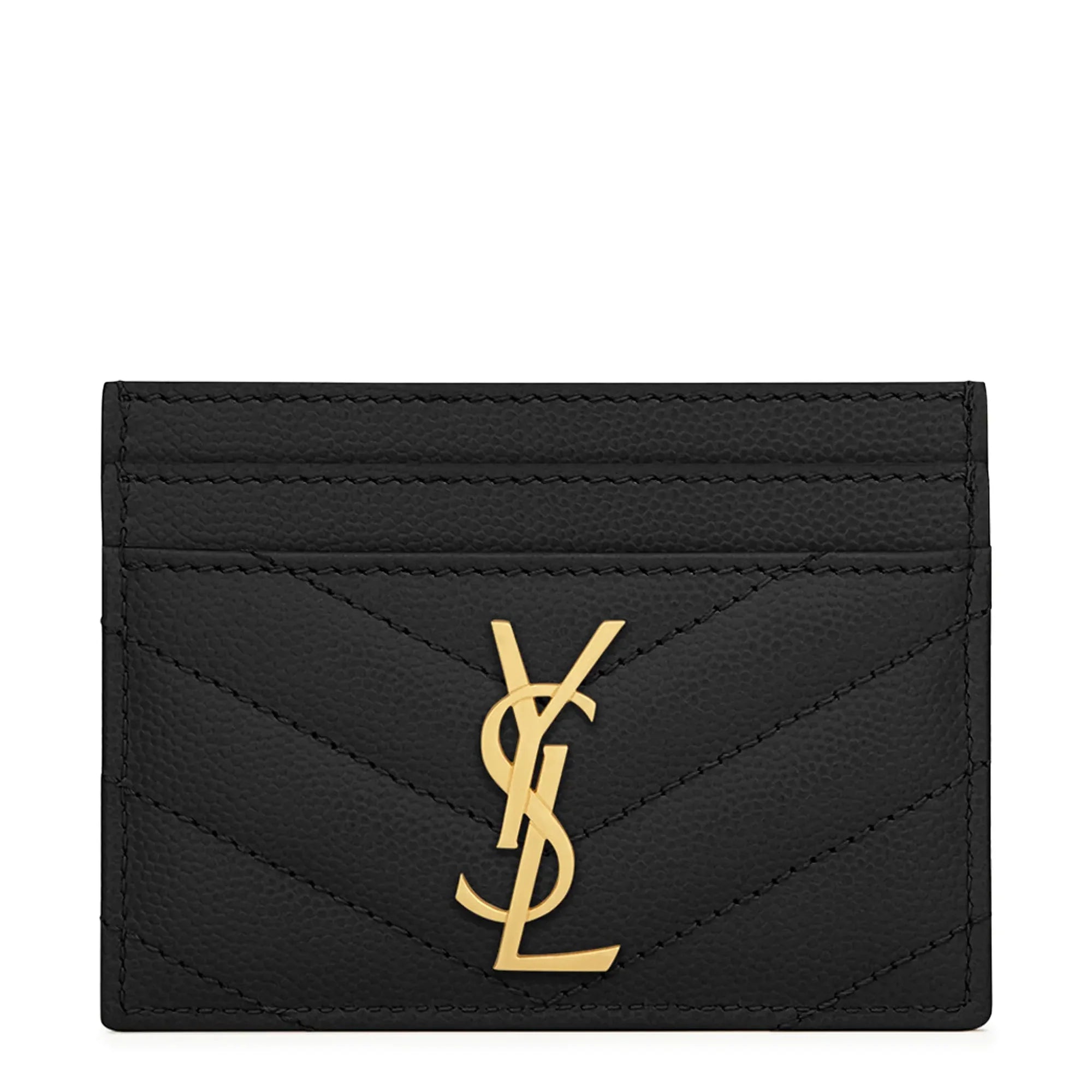 Cassandre Matelassé Black Card Case