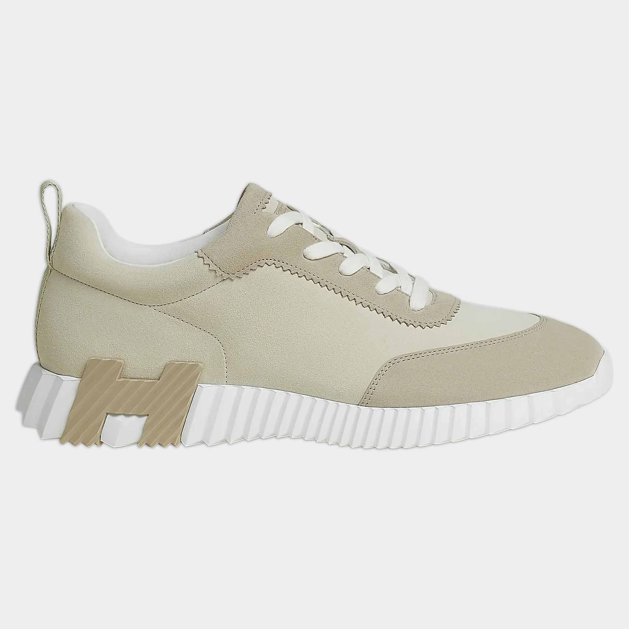 Hermes Paris Bouncing Sneaker Beige Glaise Beige Esquisse