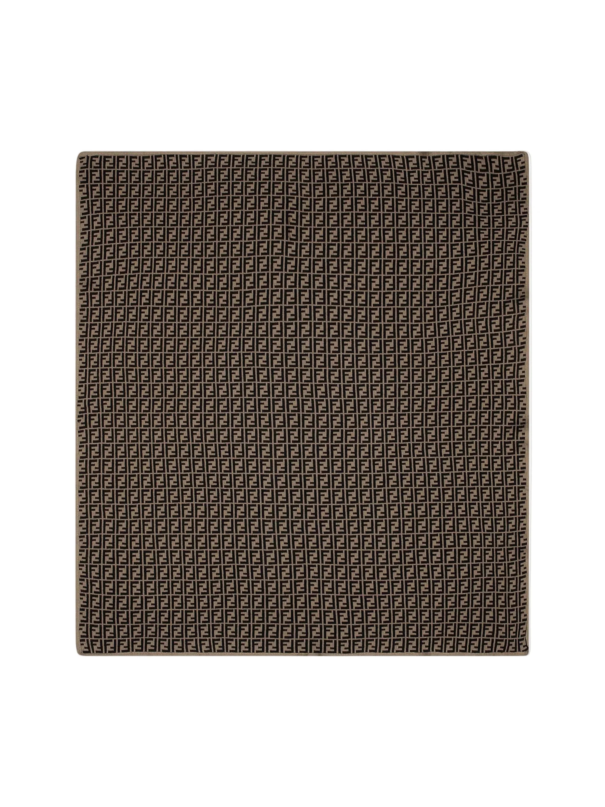 Cotton and Cashmere Baby Brown Blanket