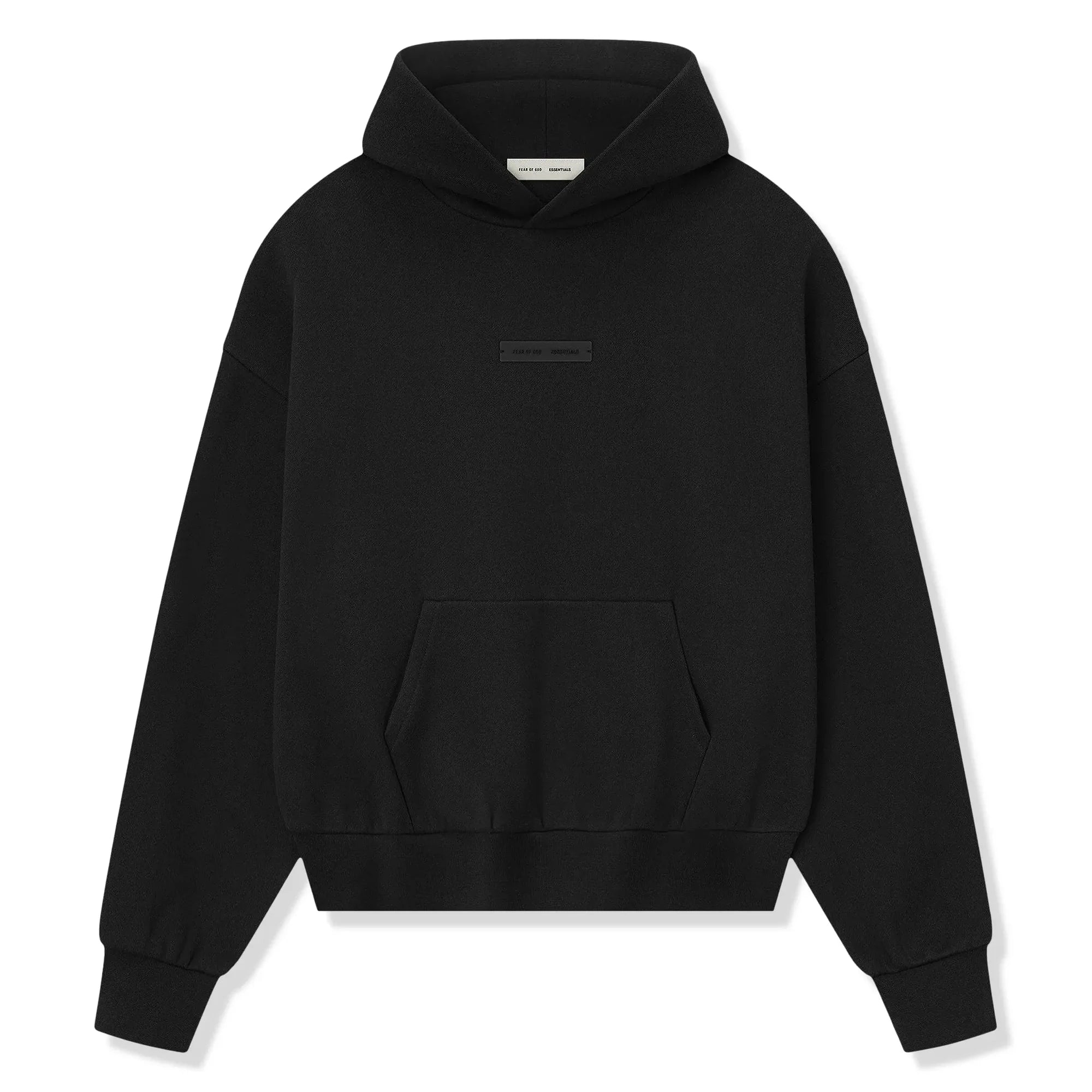 Classic Fleece Jet Black Hoodie (FW25)