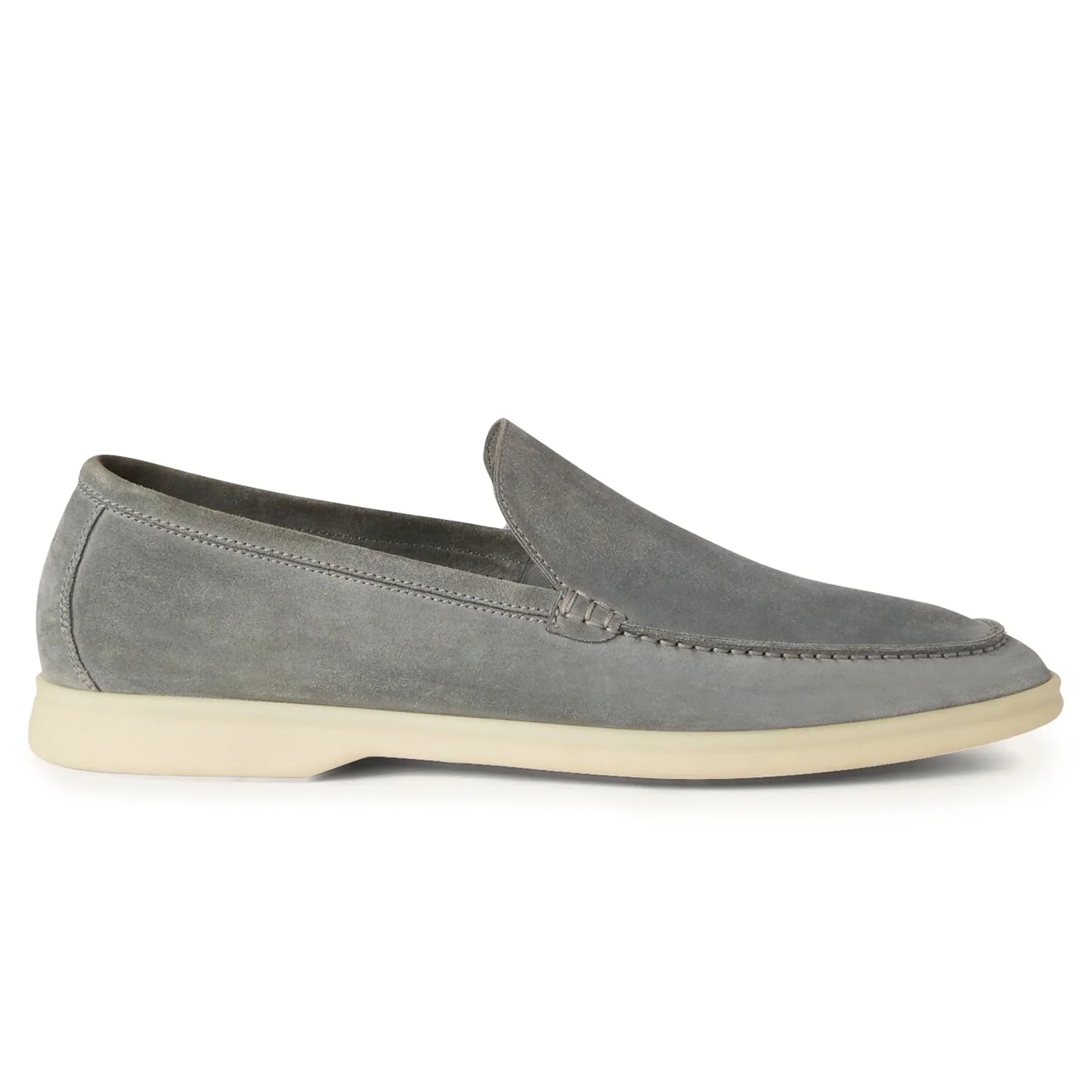 Summer Walk Suede Gull Grey Loafers
