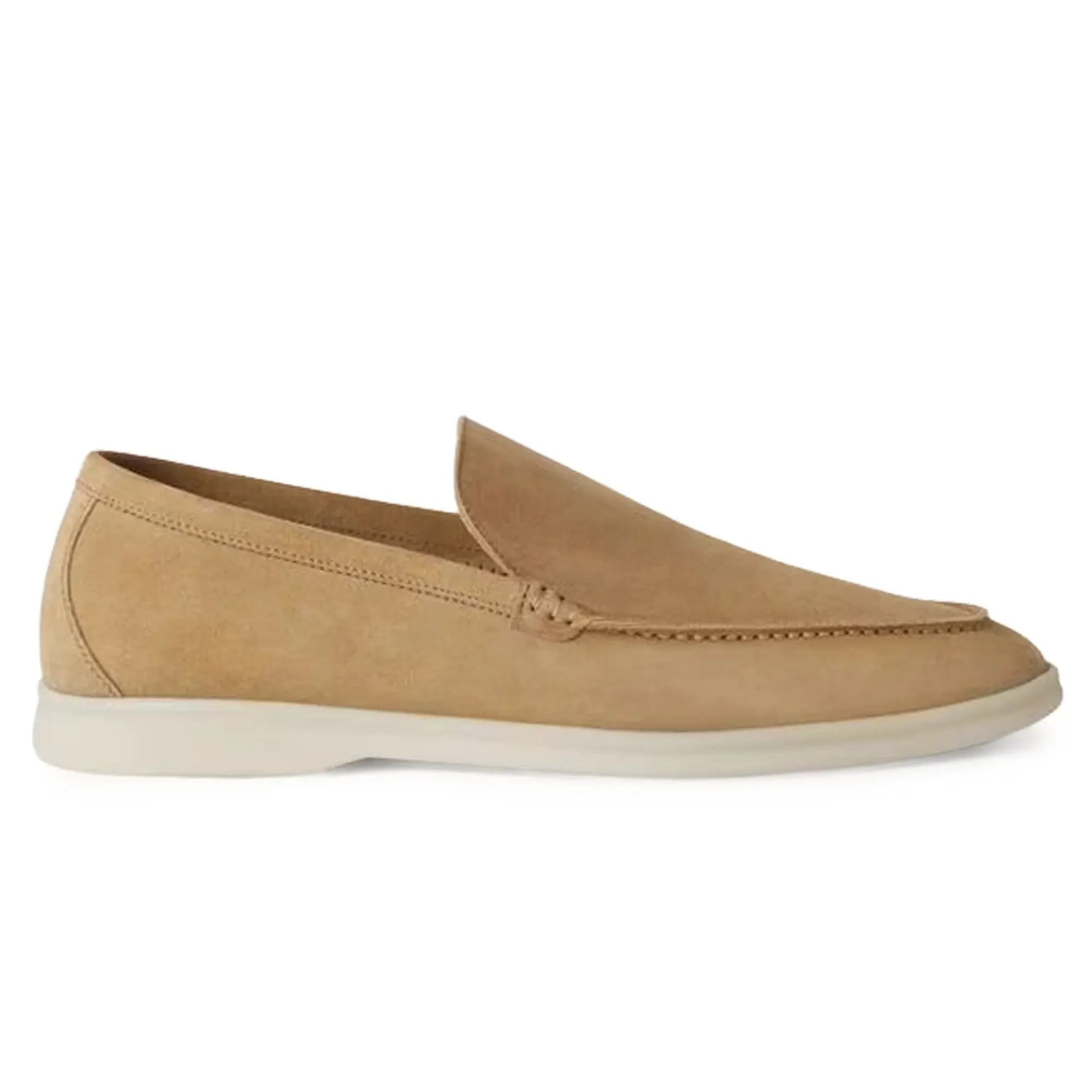 Summer Walk Suede Light Wood Smoke Loafers
