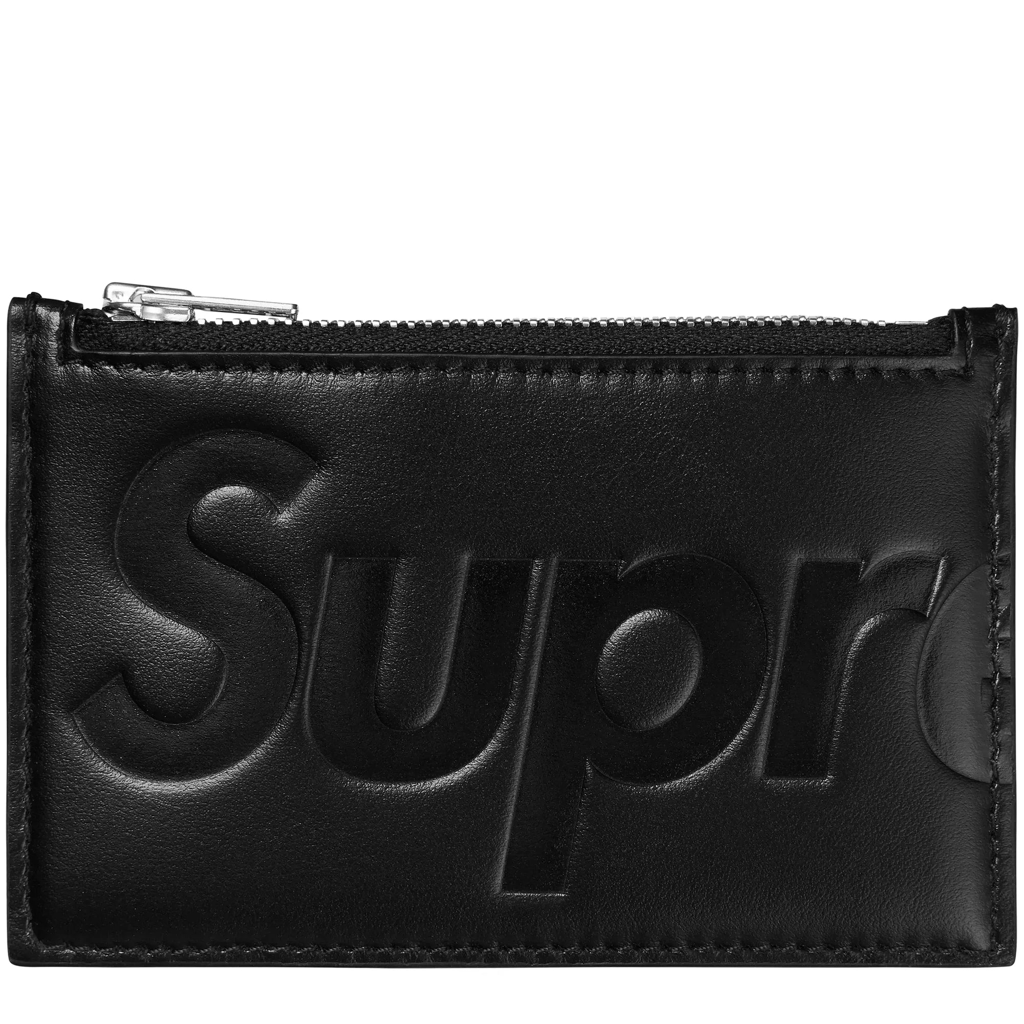 Leather Black Zipped Card Holder (FW25)