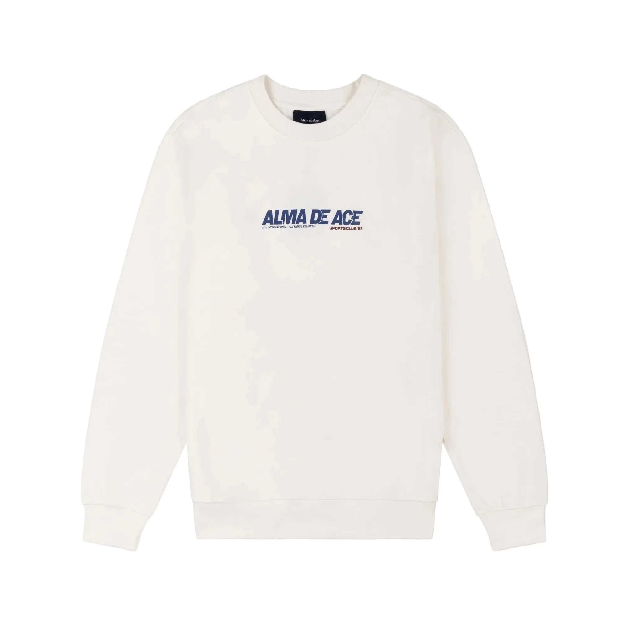 Alma De Ace Sports Club 92 White Sweatshirt