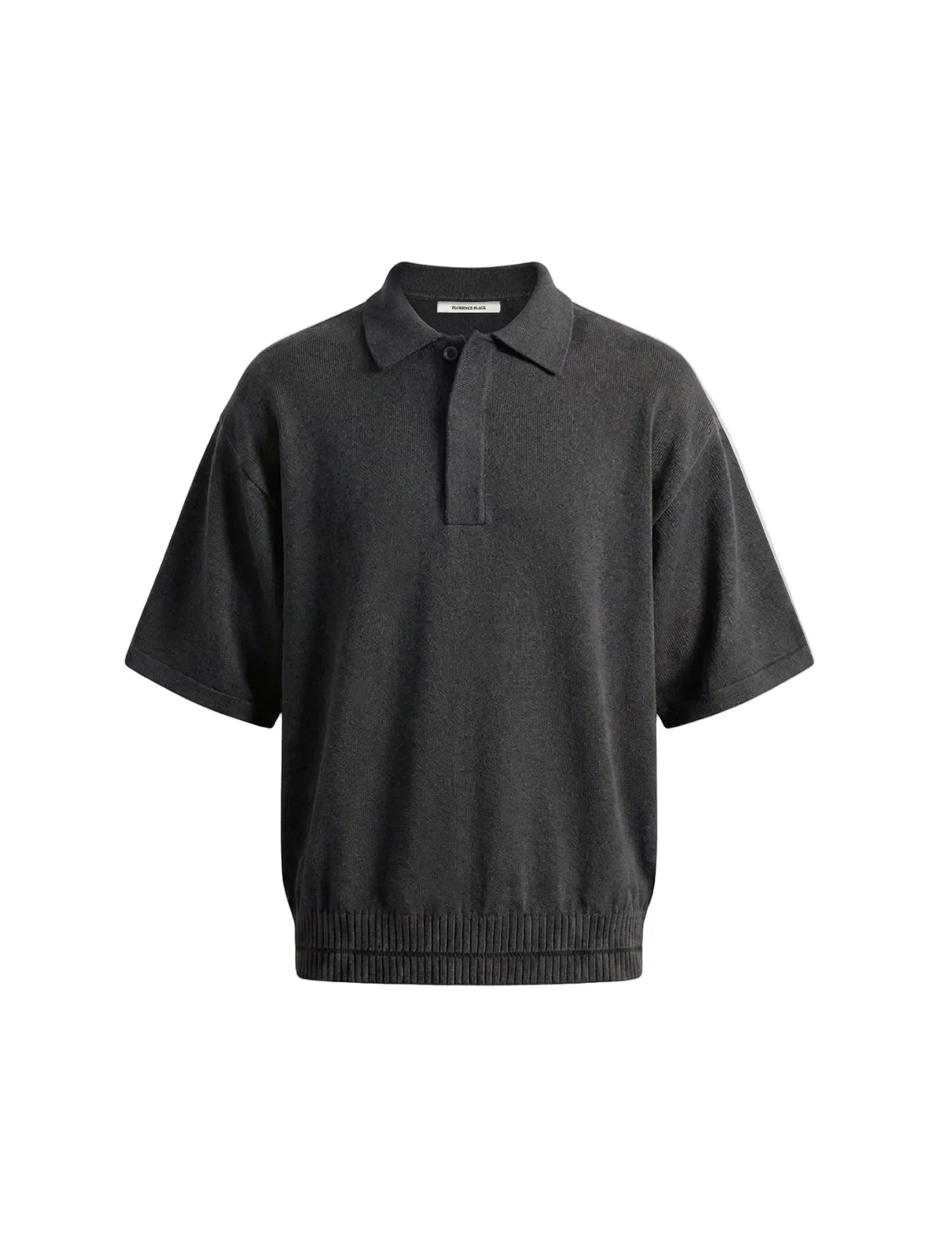 Bella Knit Charcoal Polo Shirt