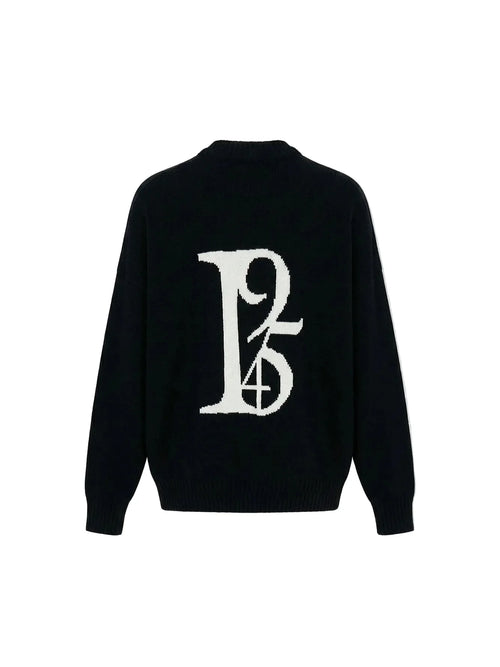 1954 Oversized Black Sweatshirt