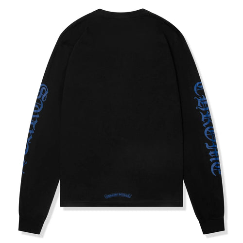 1988 Neck Logo L/S Black Blue T Shirt