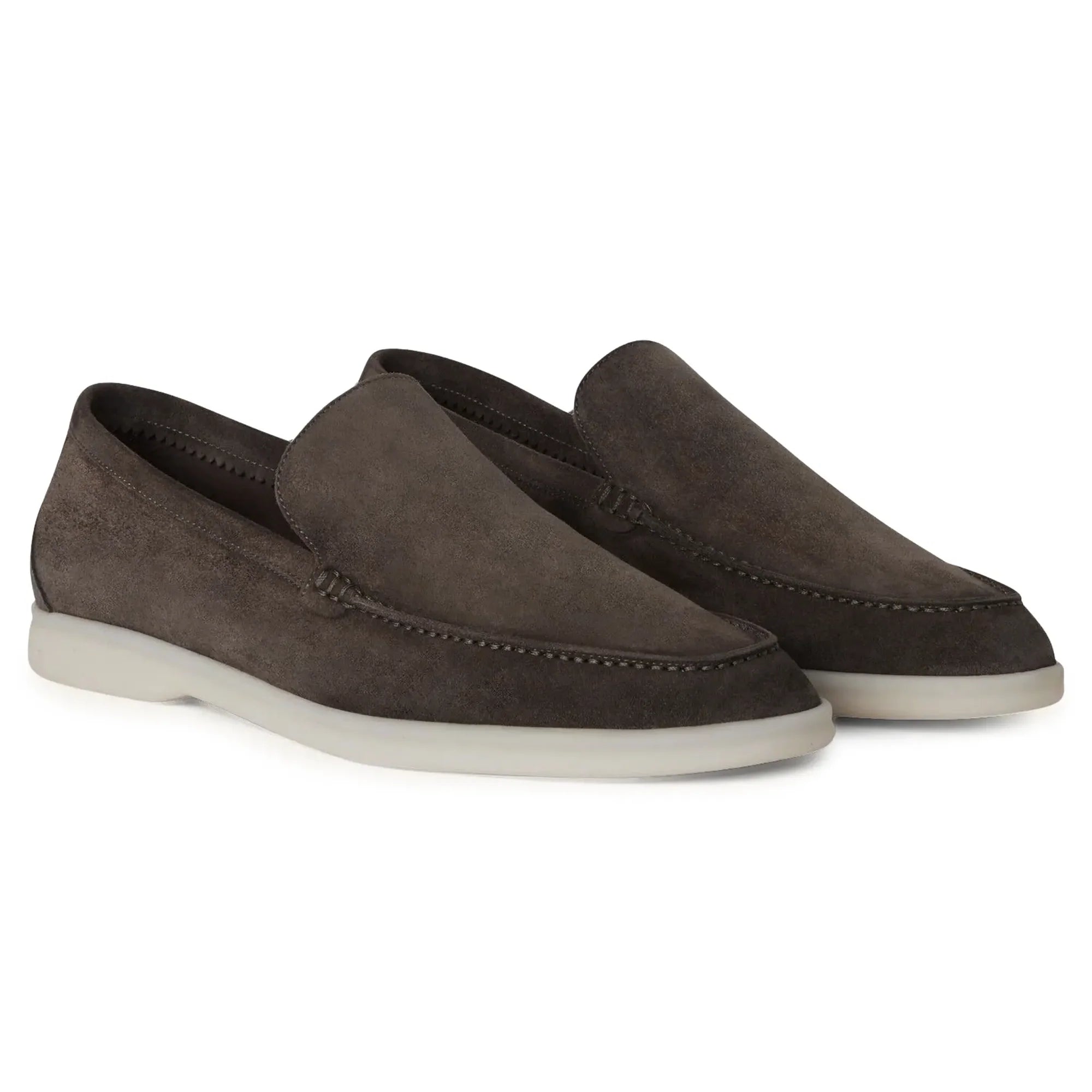 Summer Walk Suede Warm Grey Loafers