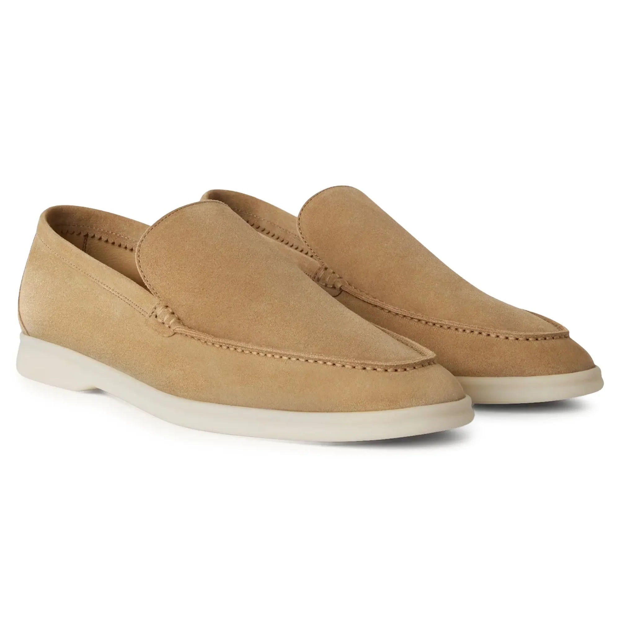 Summer Walk Suede Light Wood Smoke Loafers