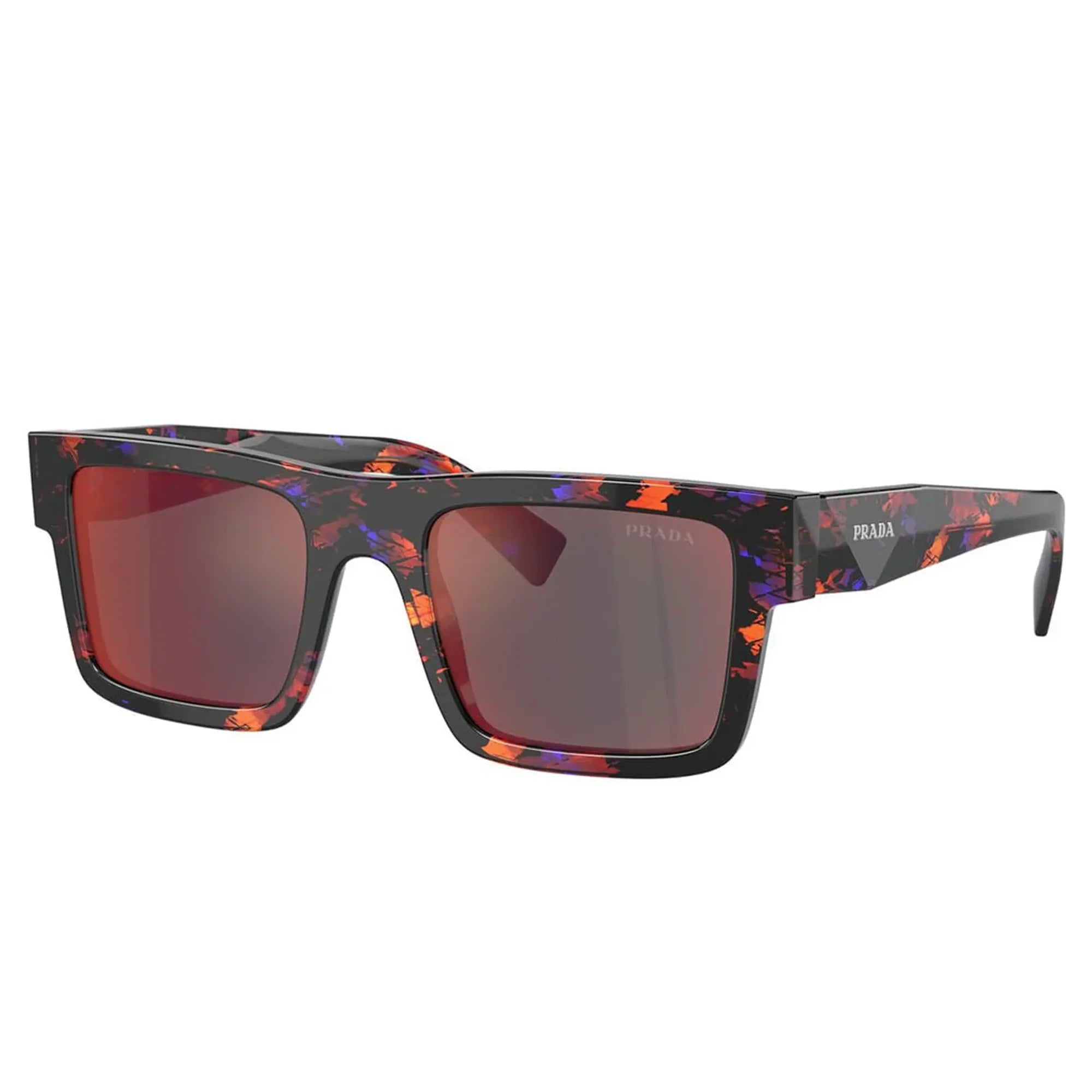 PR 19WS 06V40E Abstract Orange Sunglasses