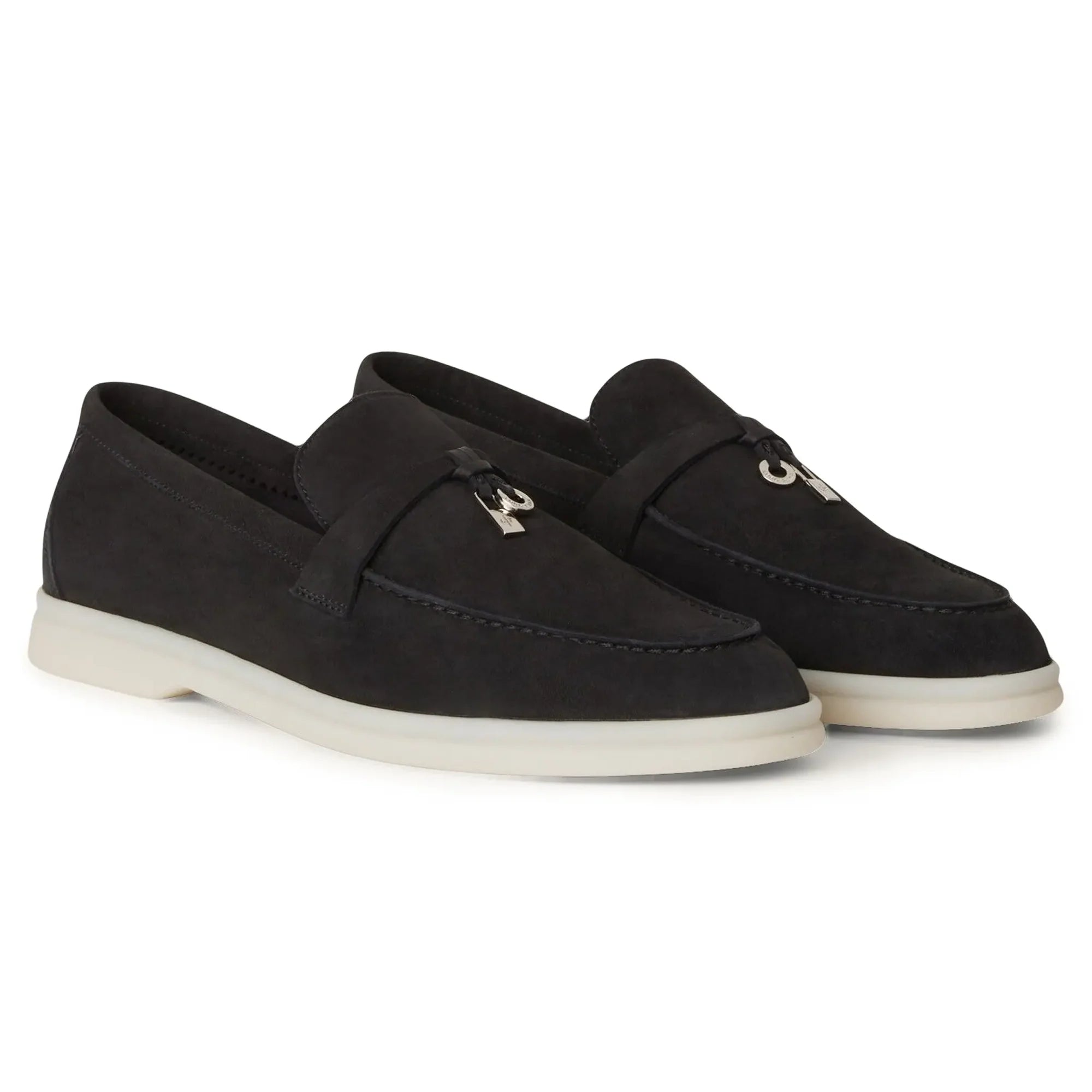 Summer Charms Walk Suede Caviar Loafers
