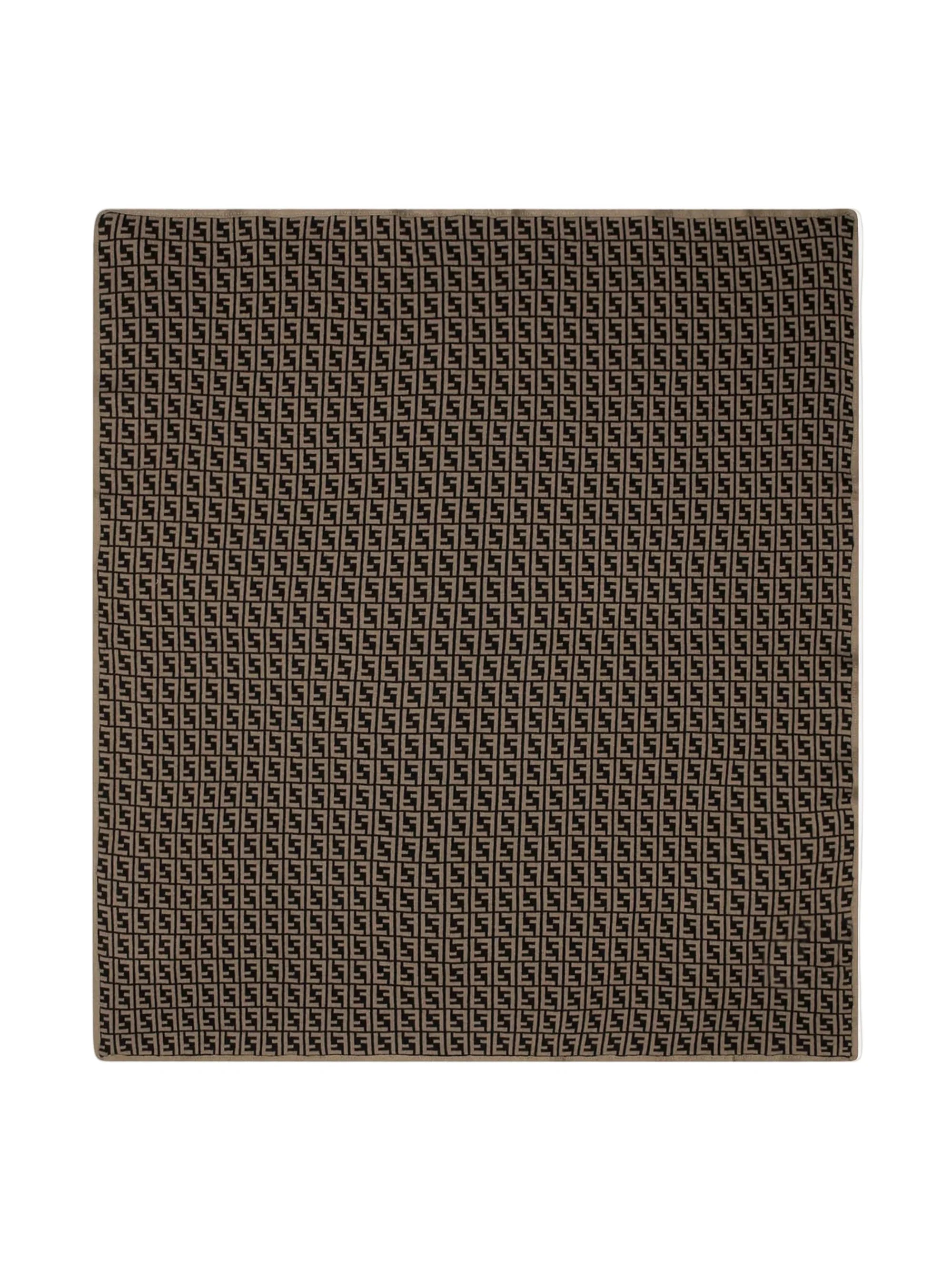 Cotton and Cashmere Baby Brown Blanket