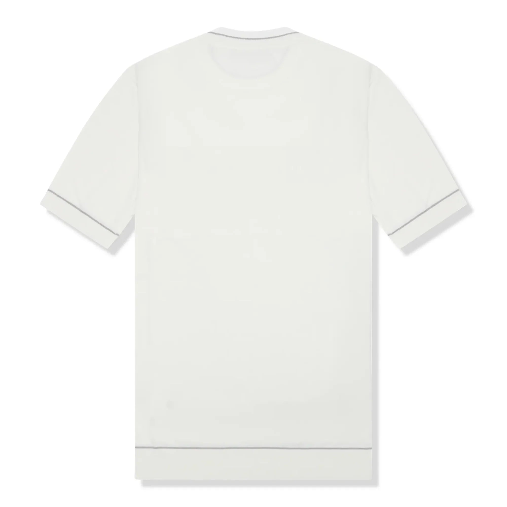 Rayon Knit White T-Shirt