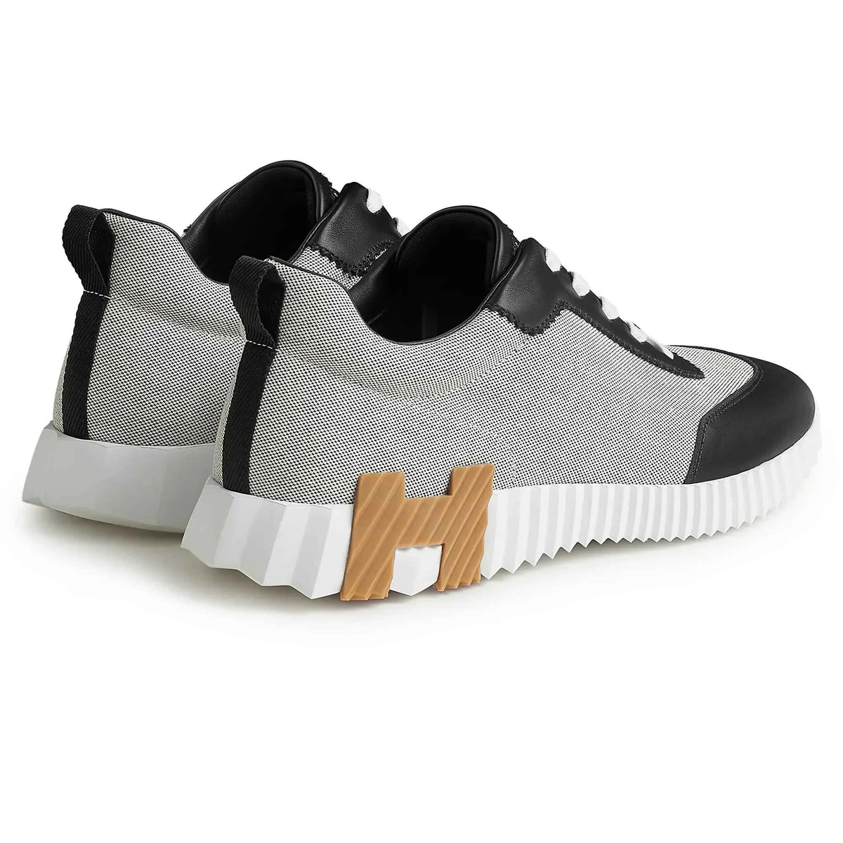 Hermes Paris Bouncing Calf Sneaker Prunoir Noir