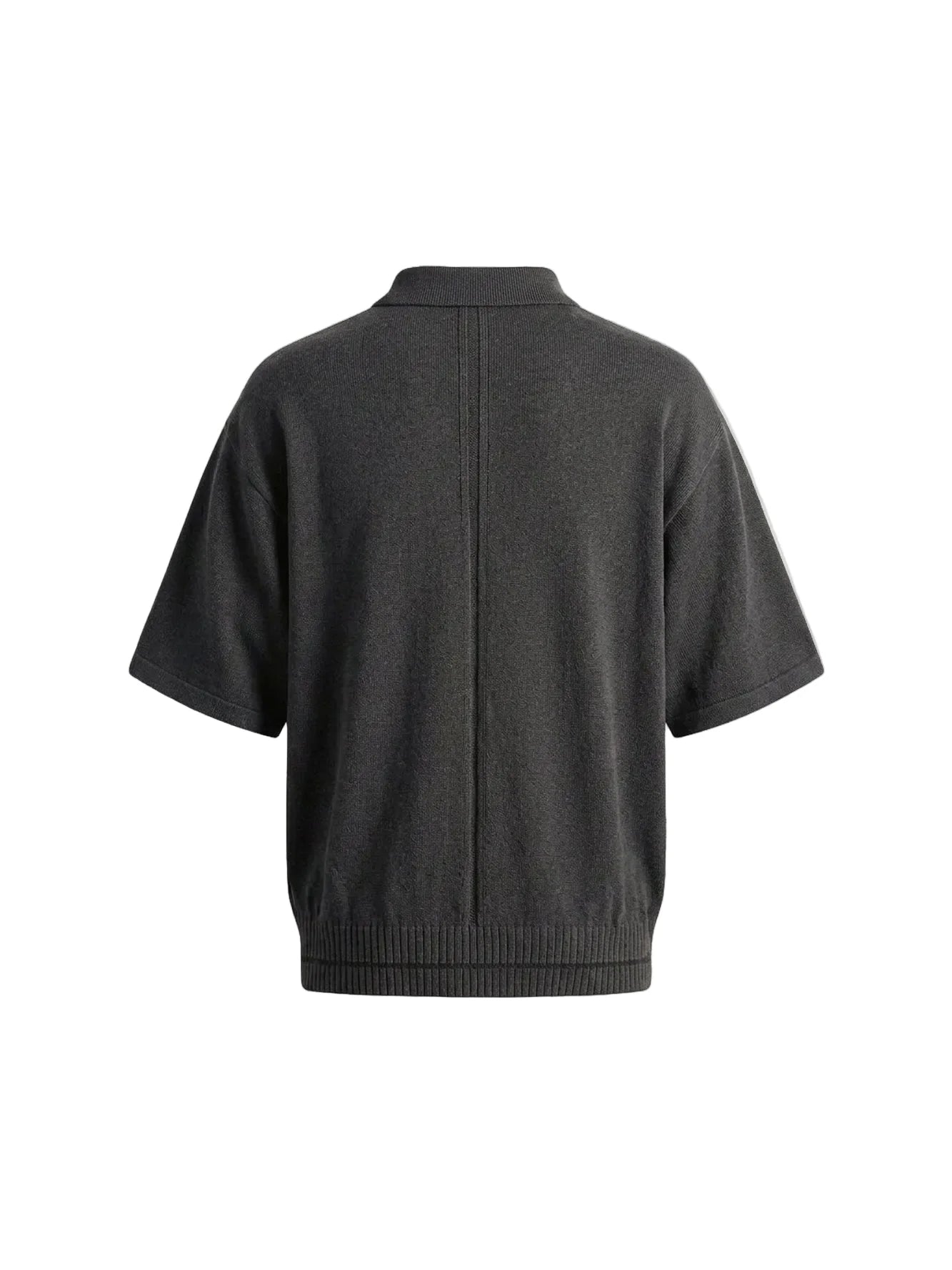 Bella Knit Charcoal Polo Shirt