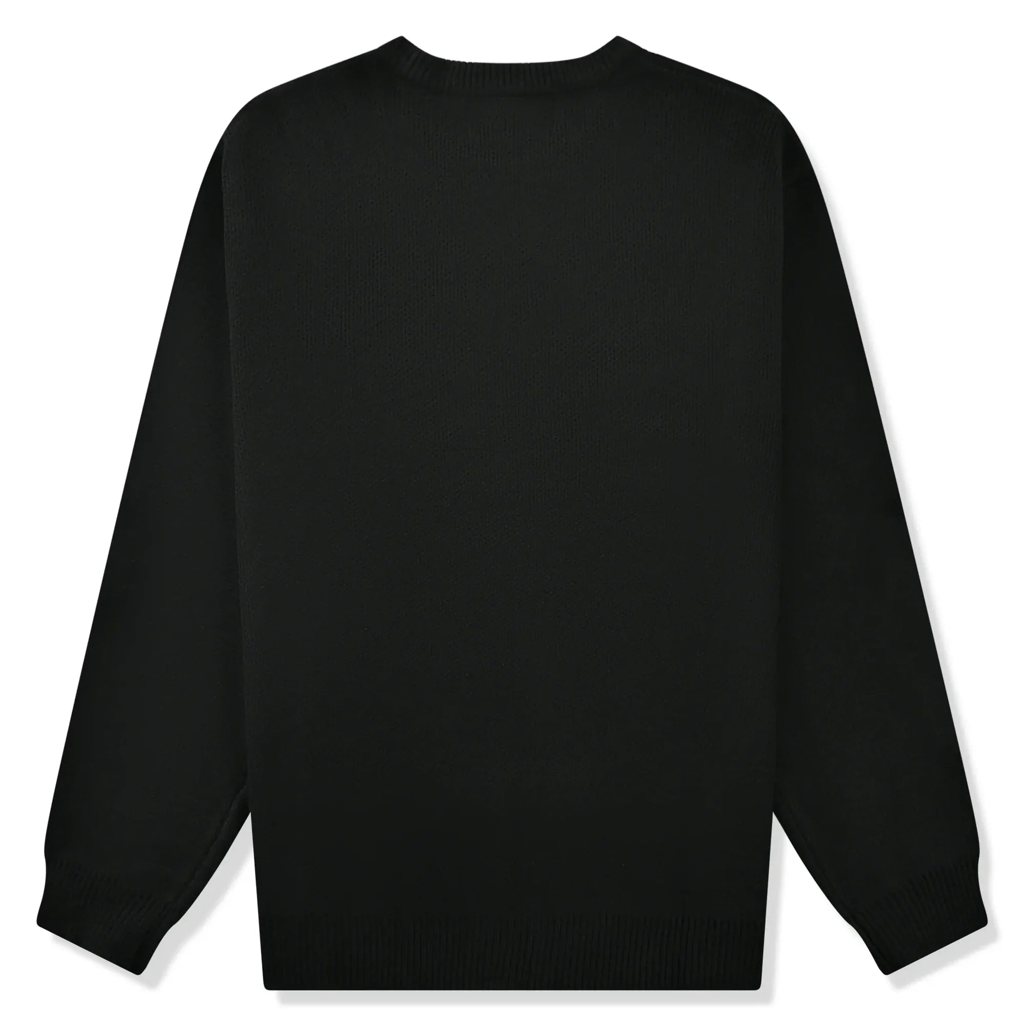 Black White Knit Sweatshirt
