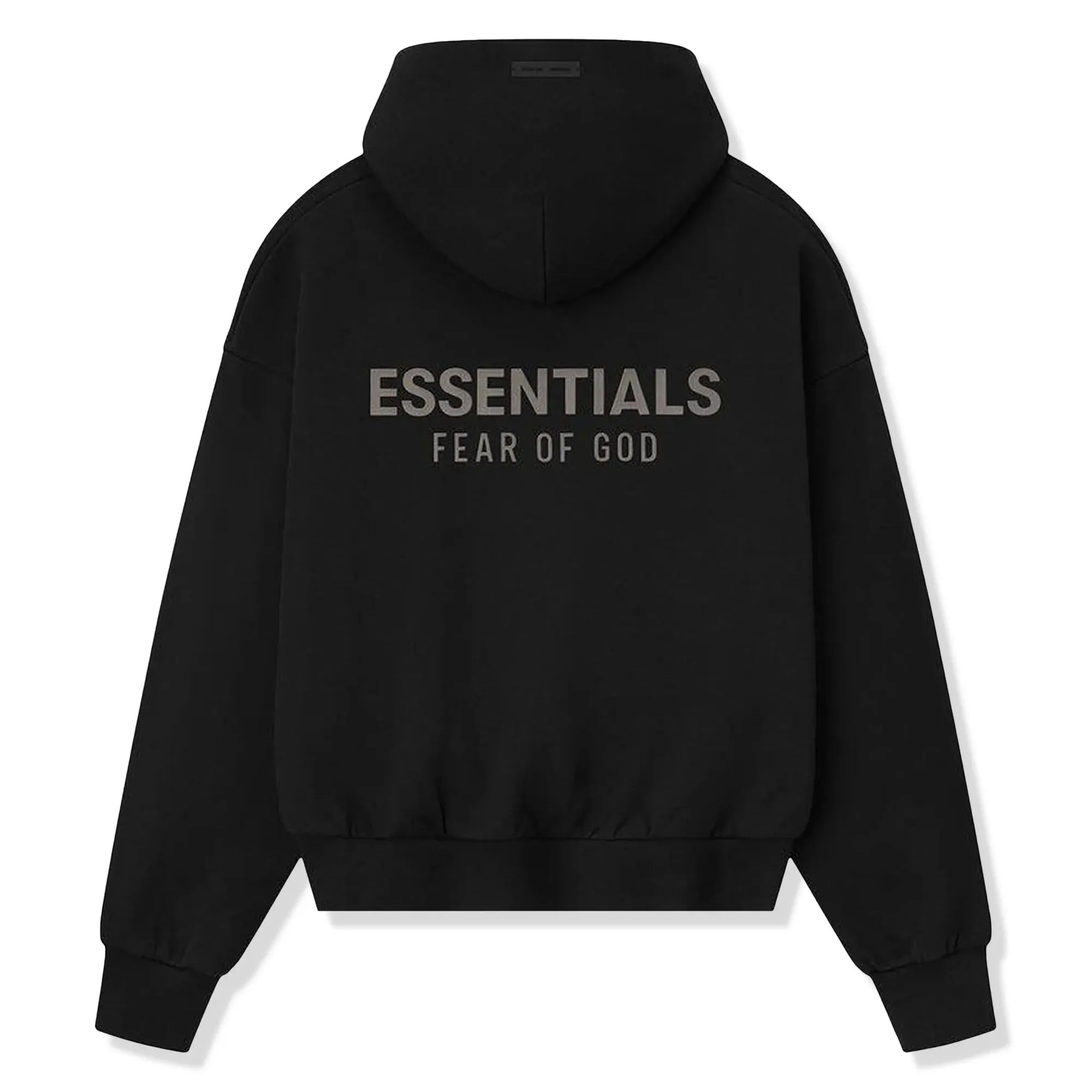 Classic Fleece Jet Black Hoodie (FW25)