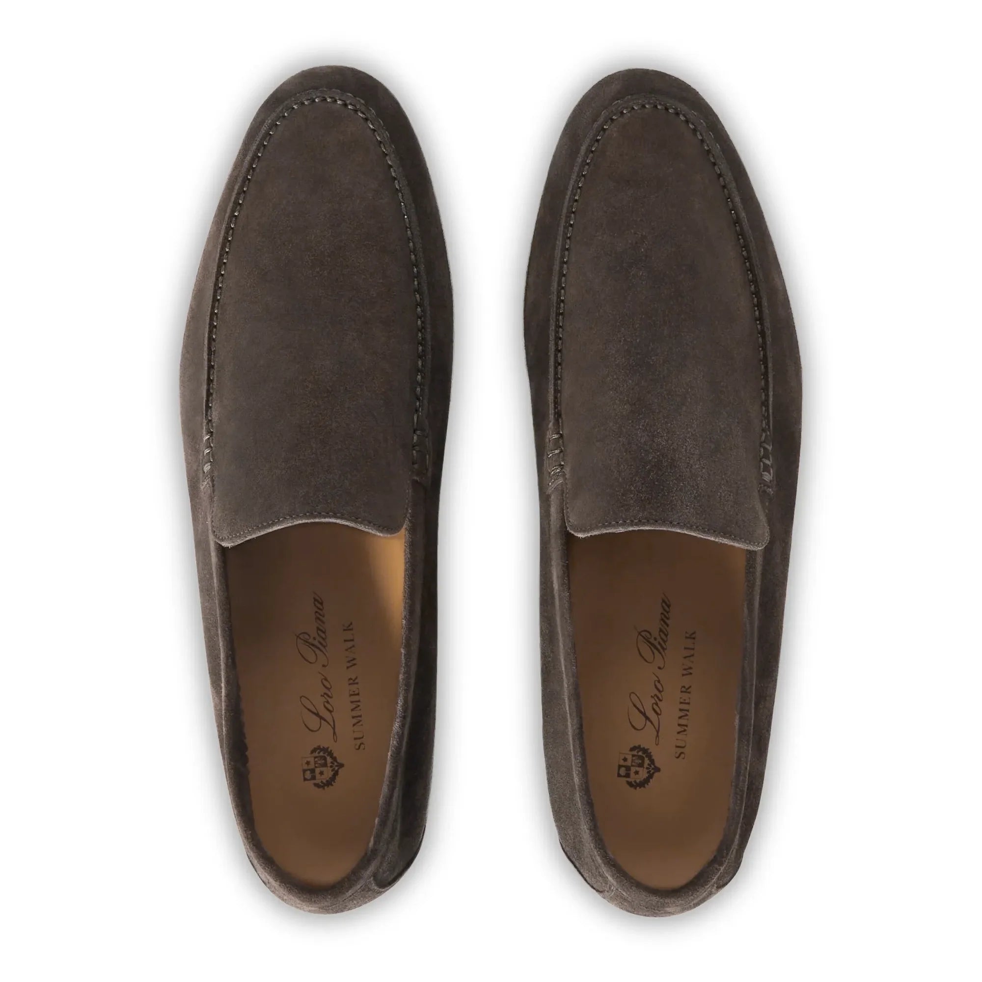 Summer Walk Suede Warm Grey Loafers