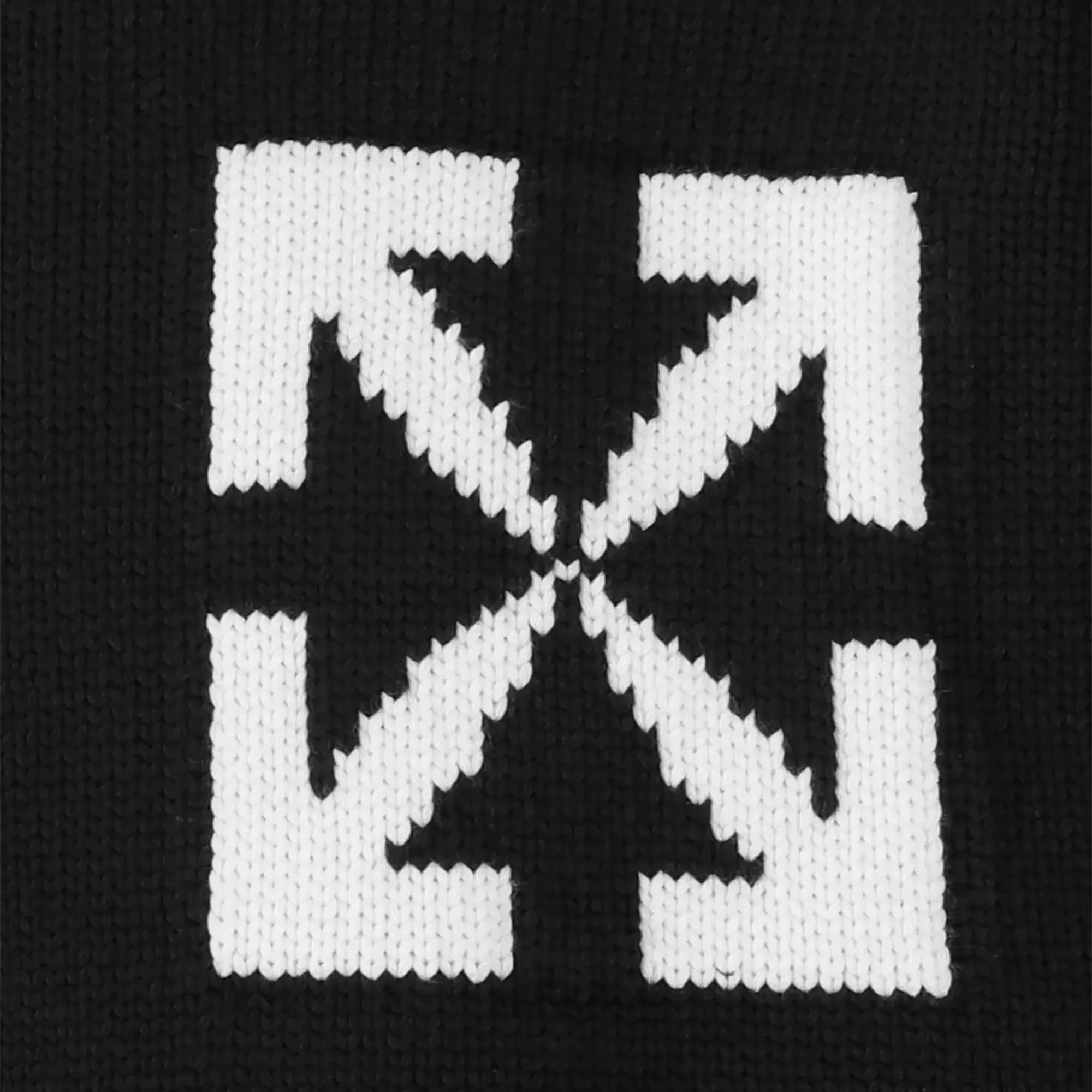 Single Arrows Black Knit Sweatshirt