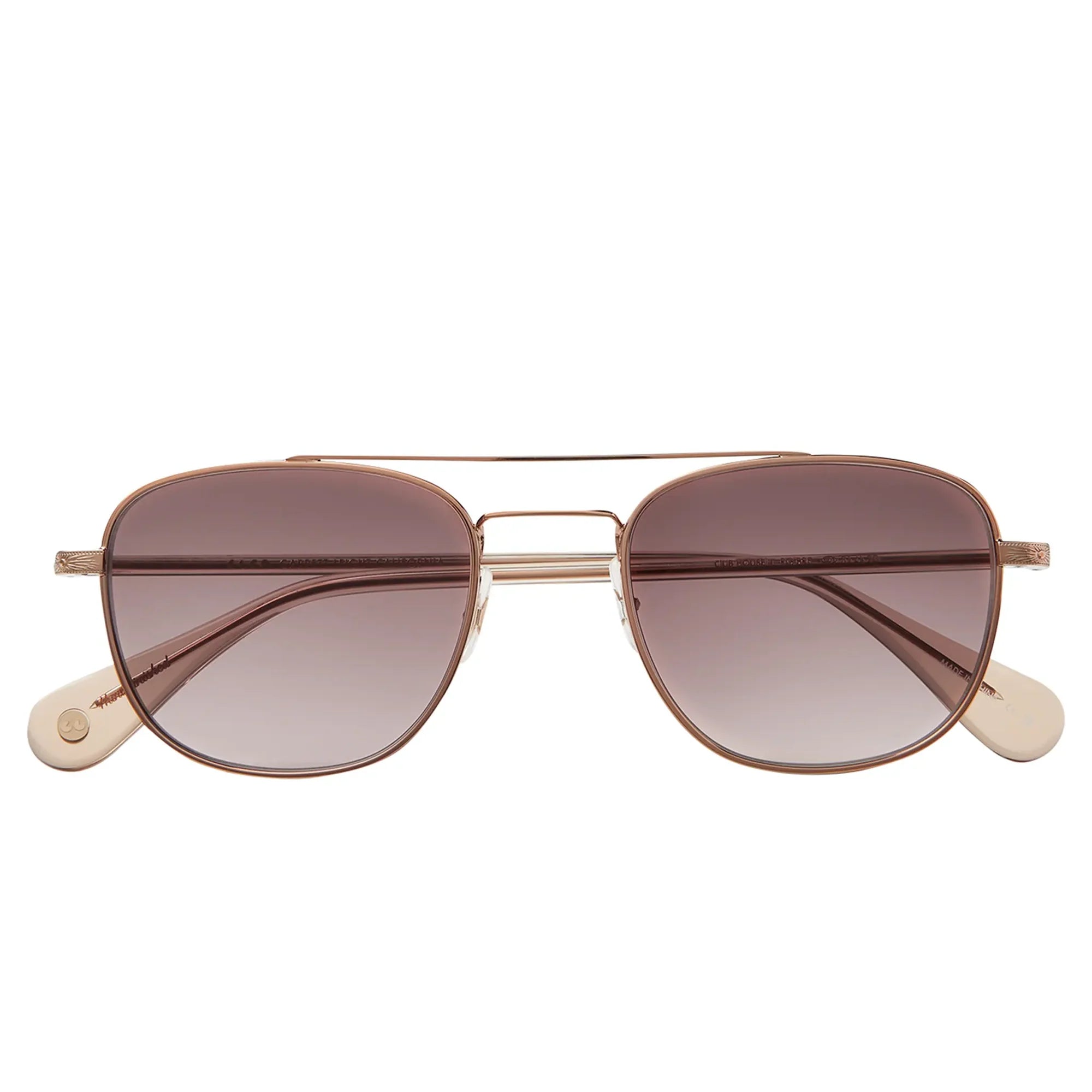 Club House II Sun Rose Gold Brew Plum Gradient Sunglasses