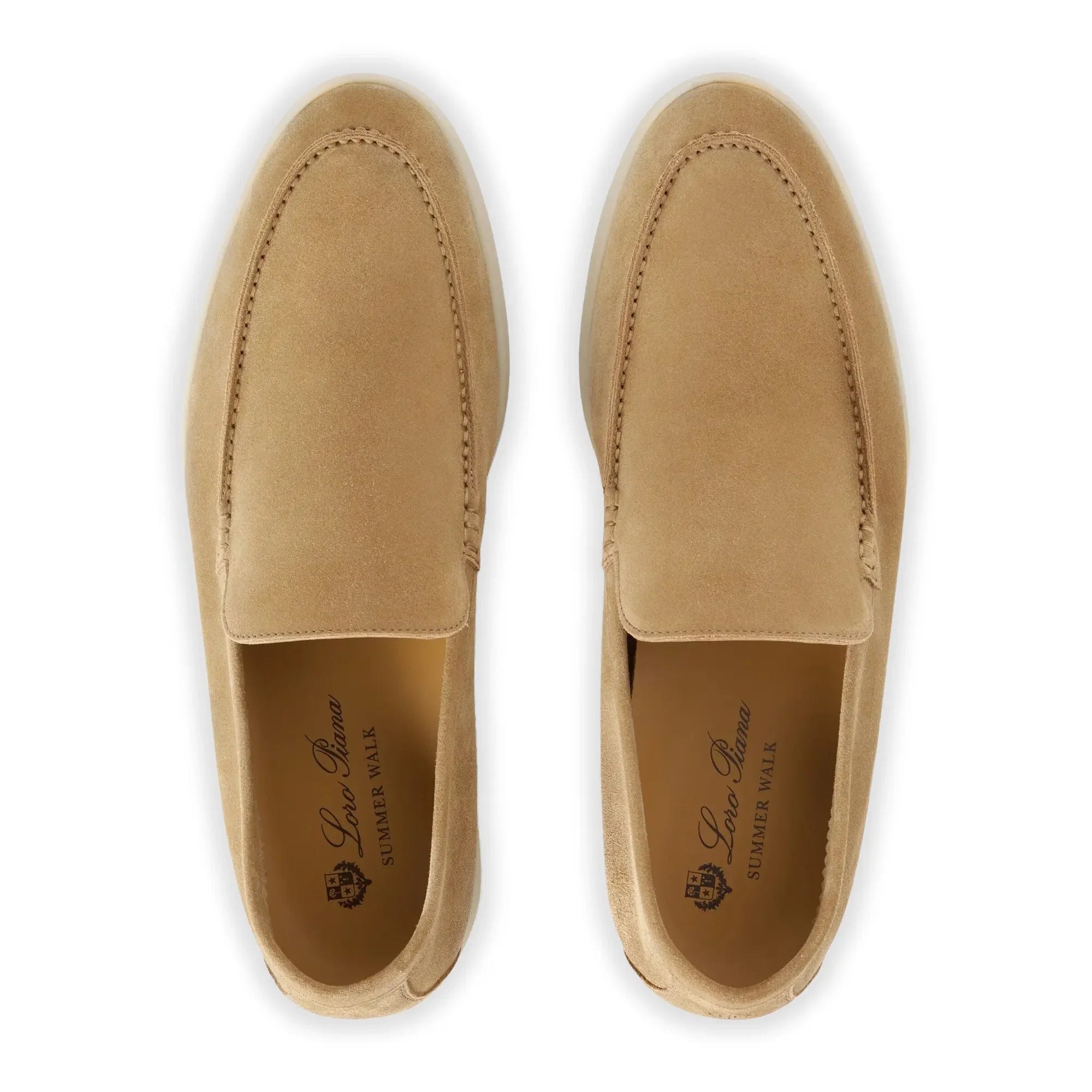 Summer Walk Suede Light Wood Smoke Loafers