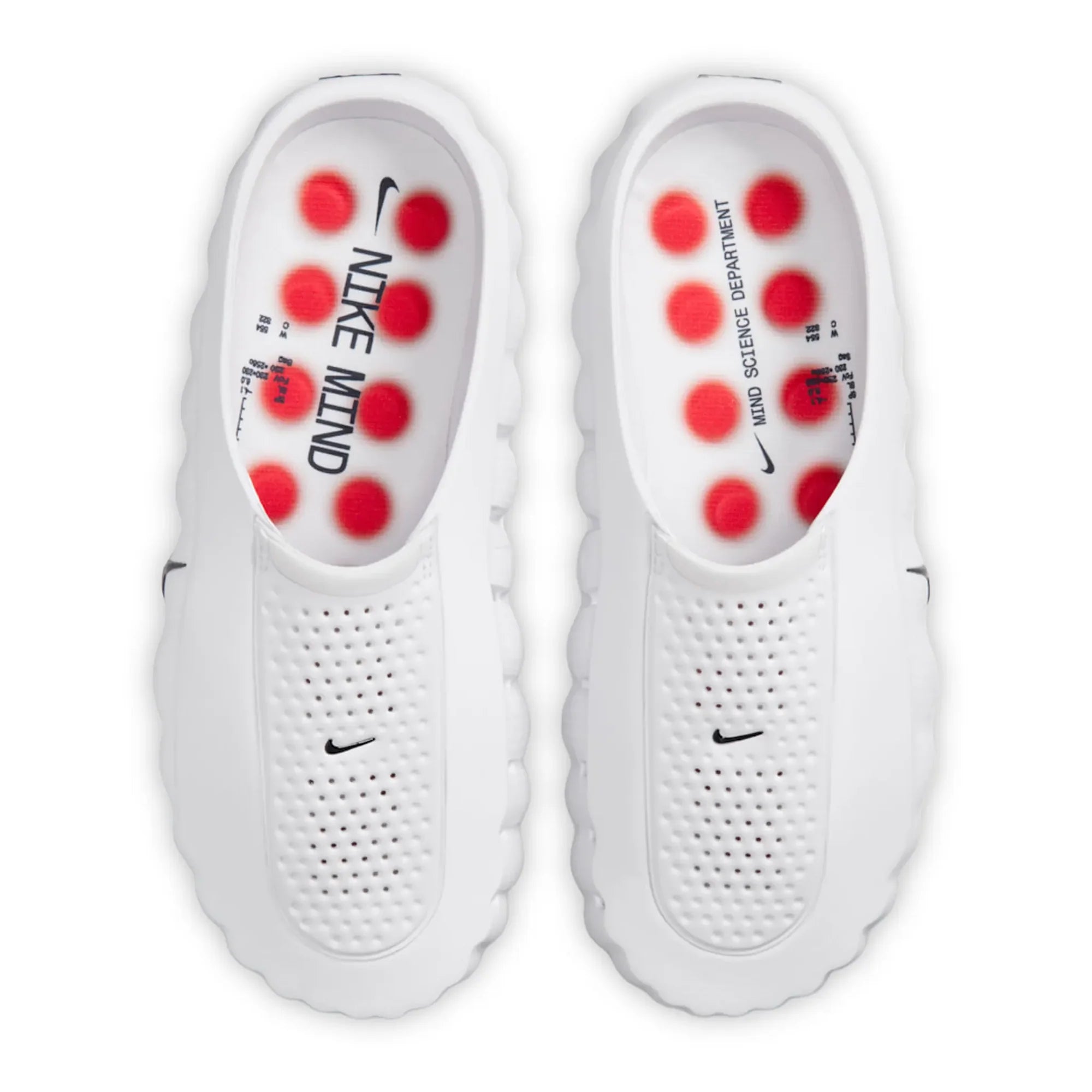 Mind 001 Pregame White Speed Red Mules