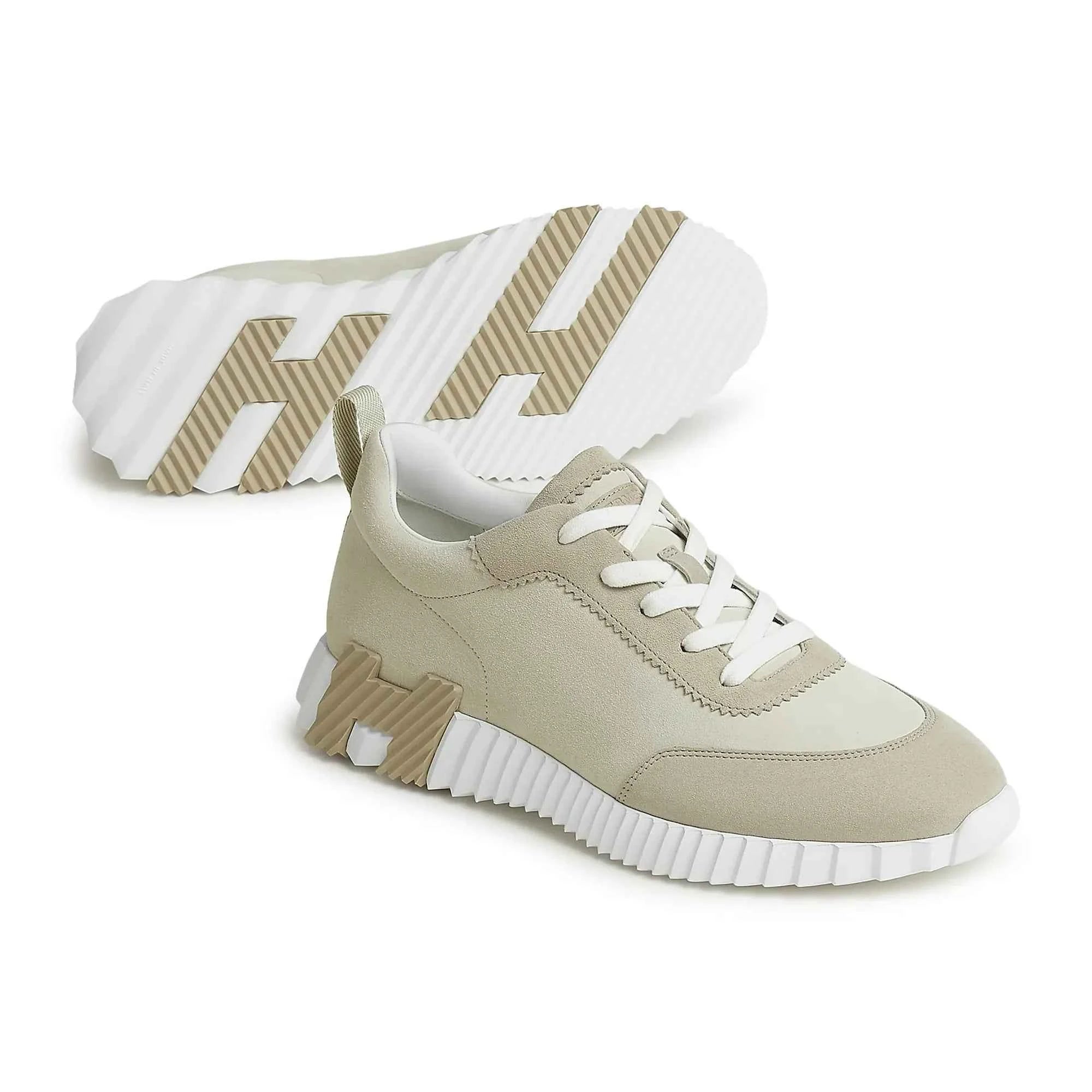 Hermes Paris Bouncing Sneaker Beige Glaise Beige Esquisse