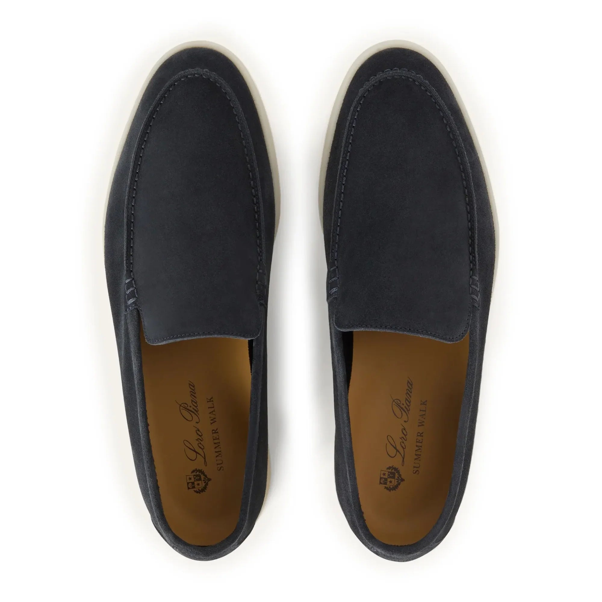 Summer Walk Suede Classic Blue Loafers