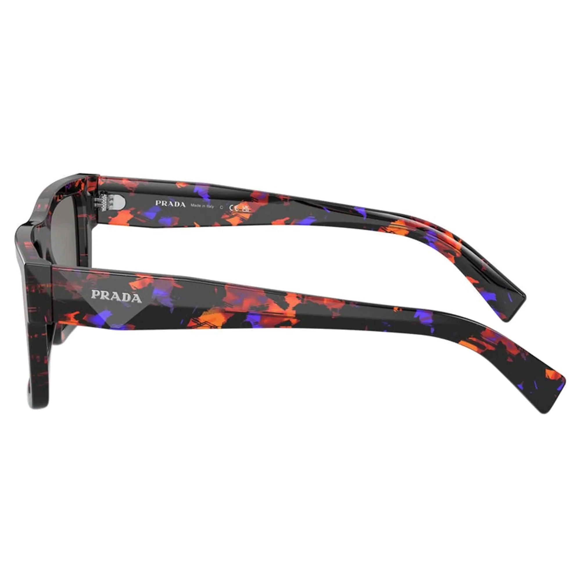 PR 19WS 06V40E Abstract Orange Sunglasses