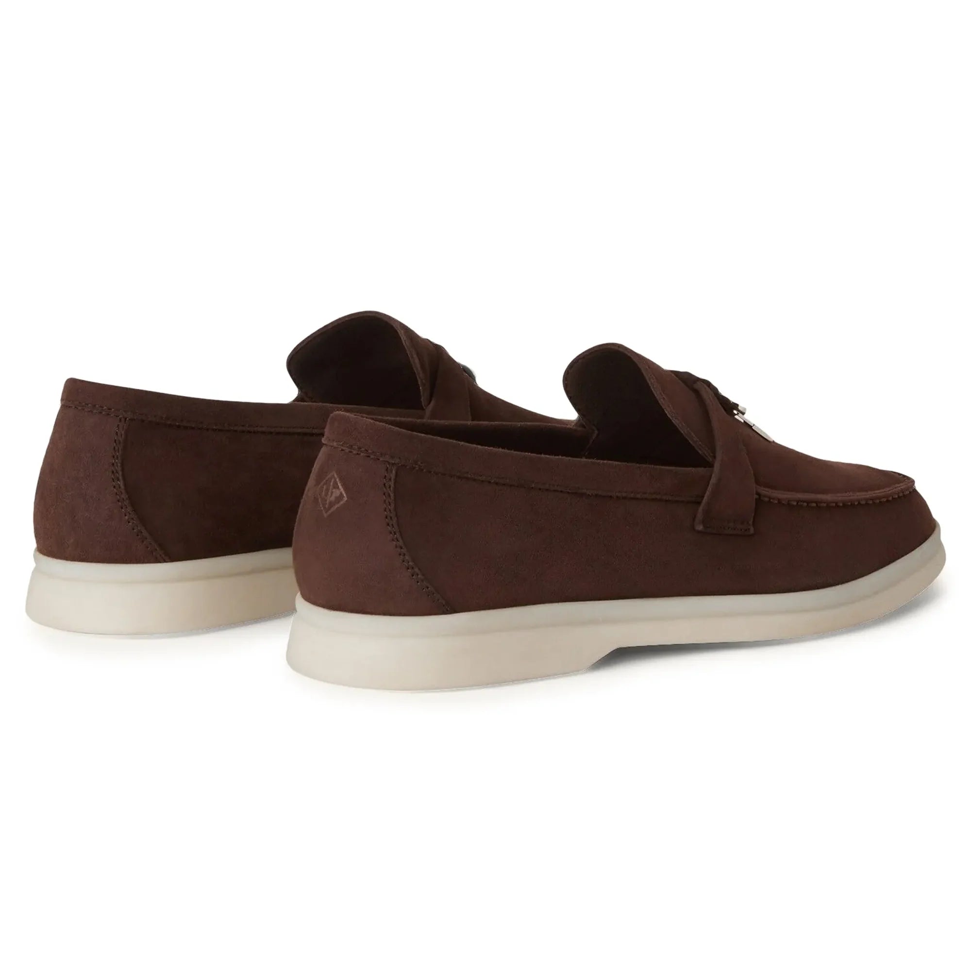 Summer Charms Walk Suede Chocolate Loafers