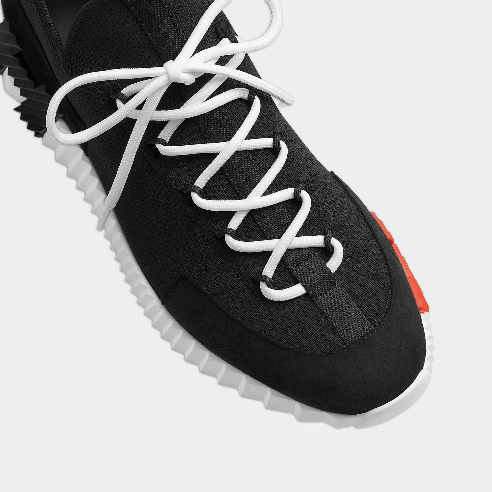 Hermes Paris Lift Slip-On Noir Blanc Sneaker