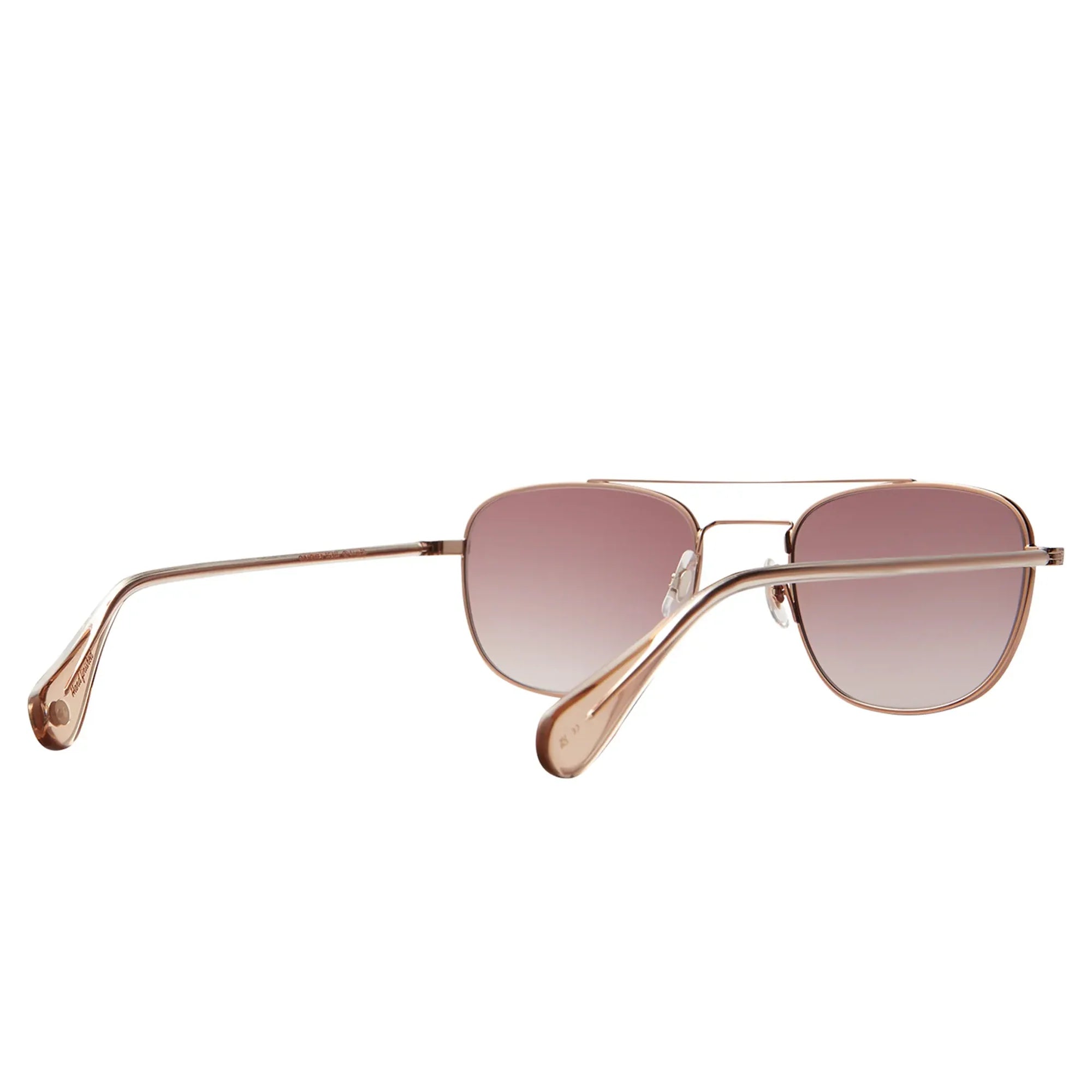 Club House II Sun Rose Gold Brew Plum Gradient Sunglasses