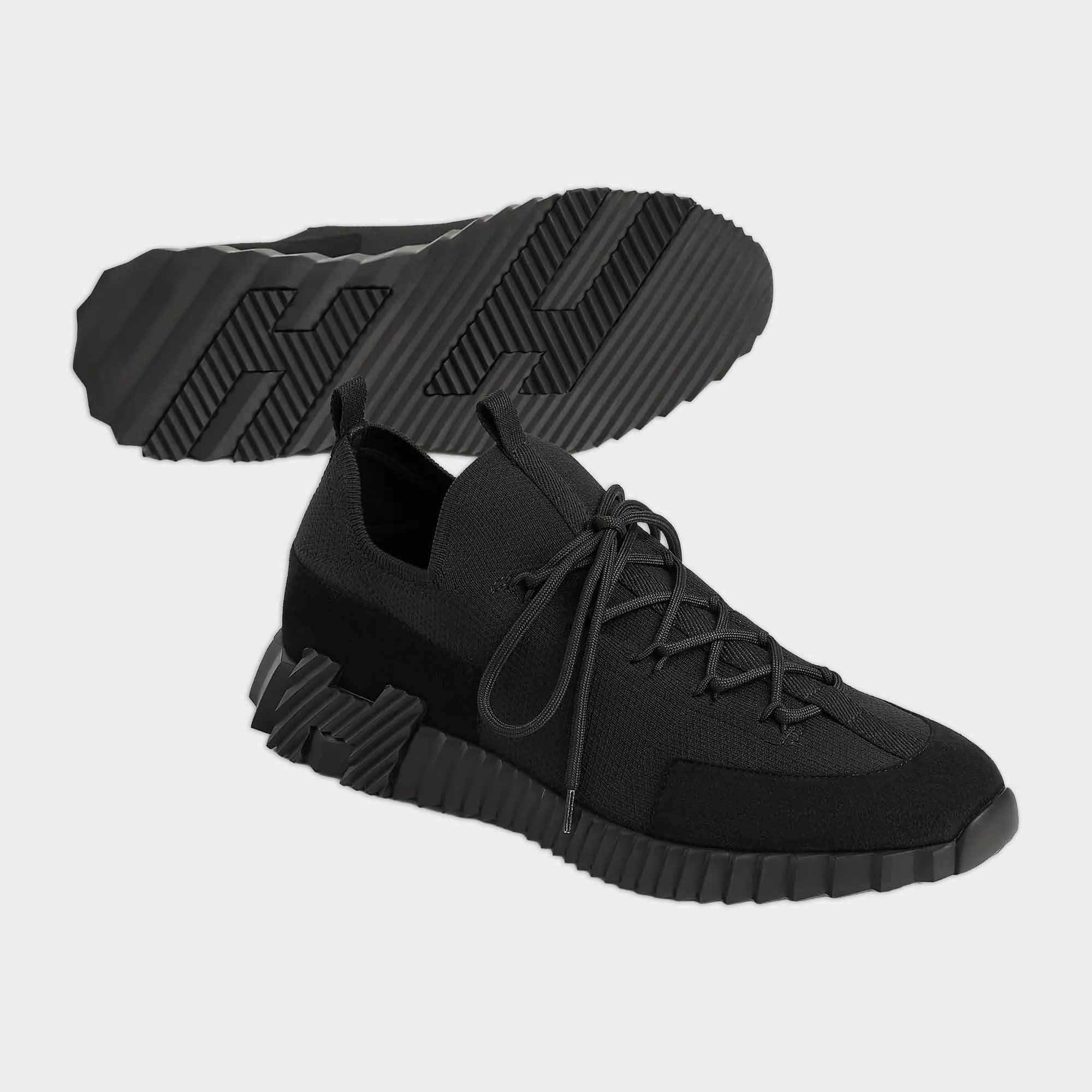 Hermes Paris Lift Slip-On Noir Sneaker