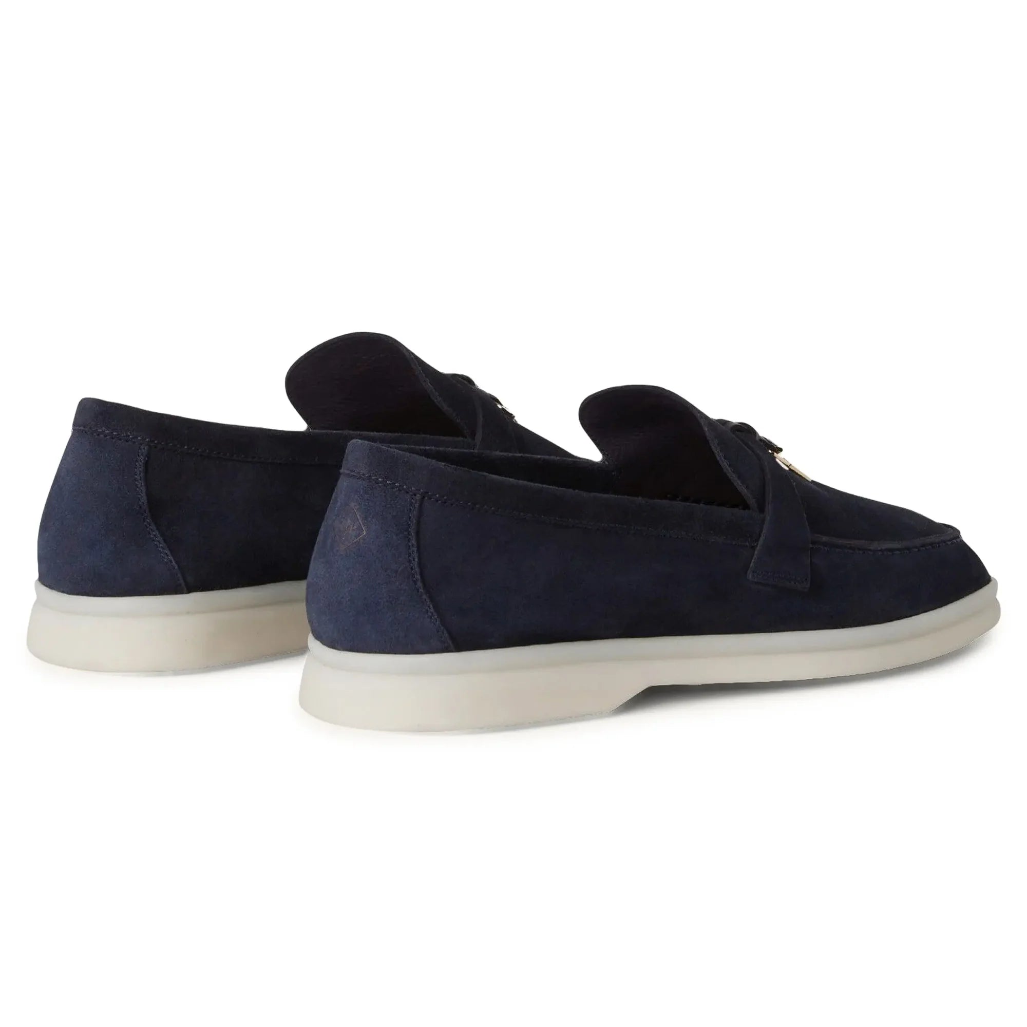 Summer Charms Suede Argo Blue Melange Loafers