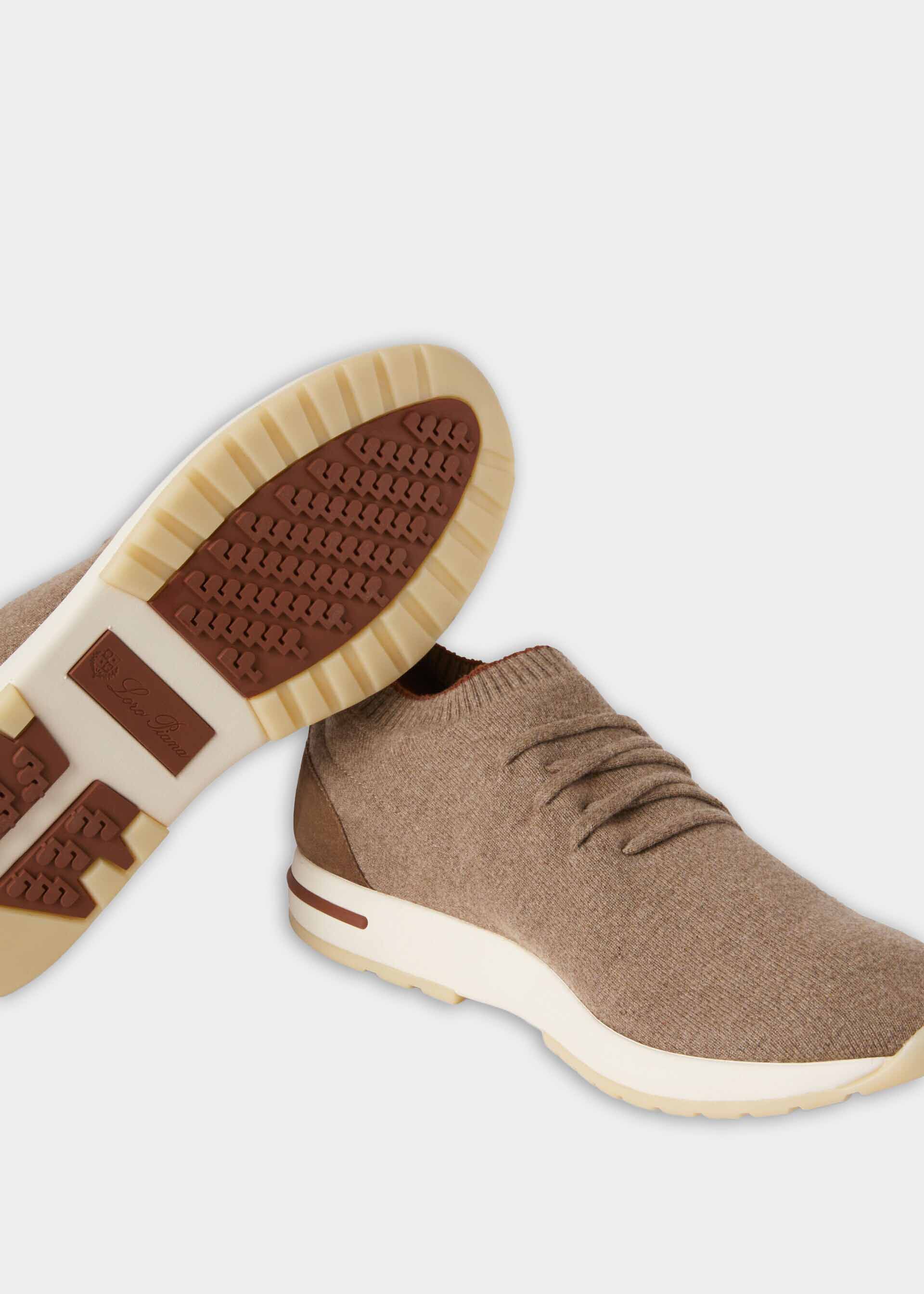 Loro 360 LP Flexy Walk Sneaker Grain Brown Melange