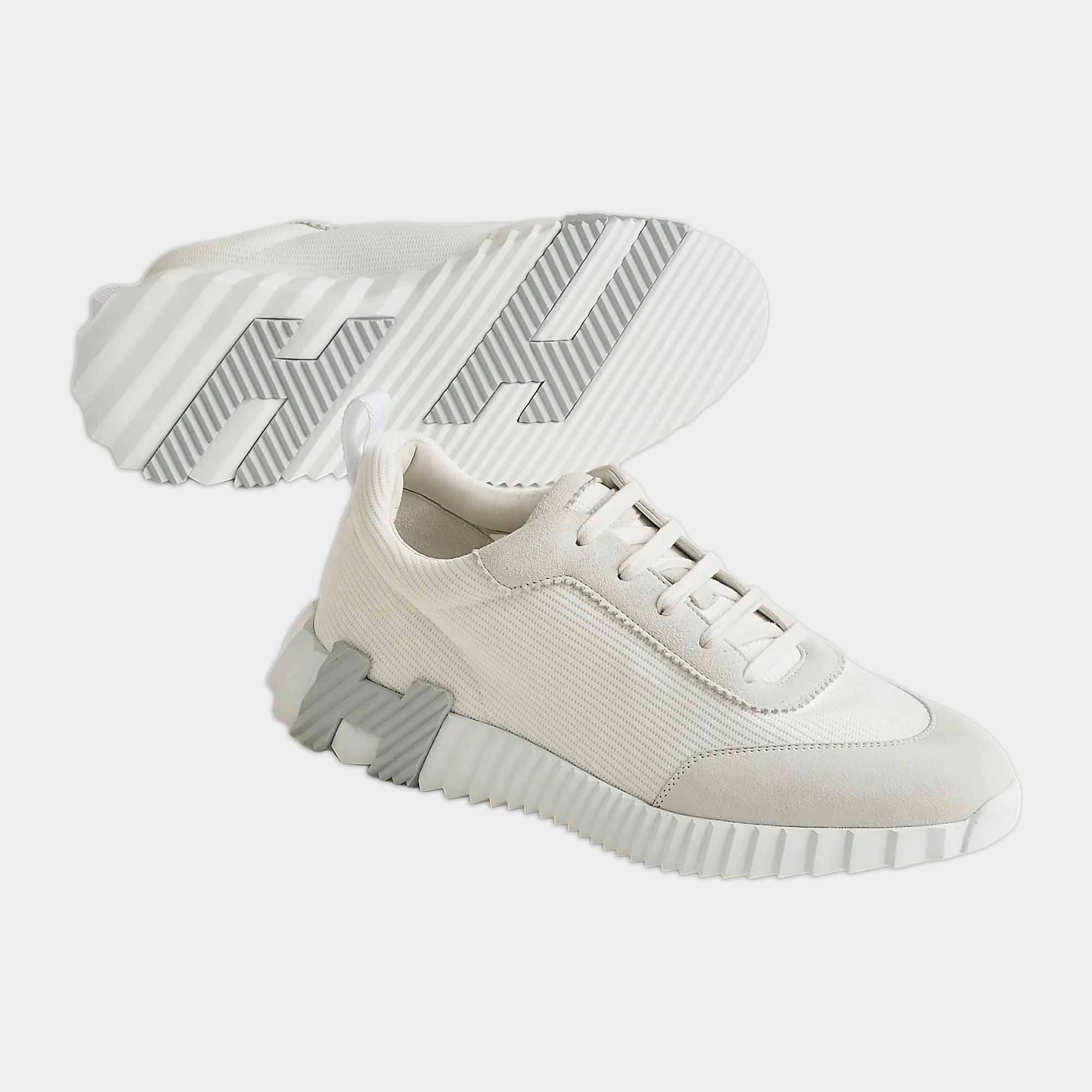 Hermes Paris Bouncing Sneaker Blanc