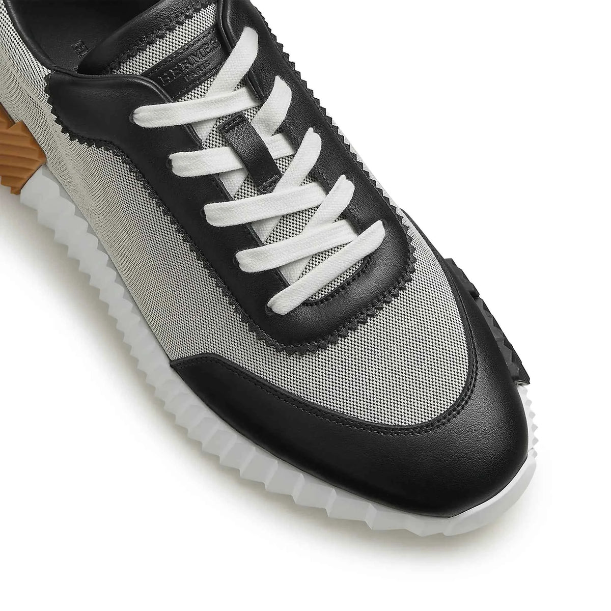 Hermes Paris Bouncing Calf Sneaker Prunoir Noir