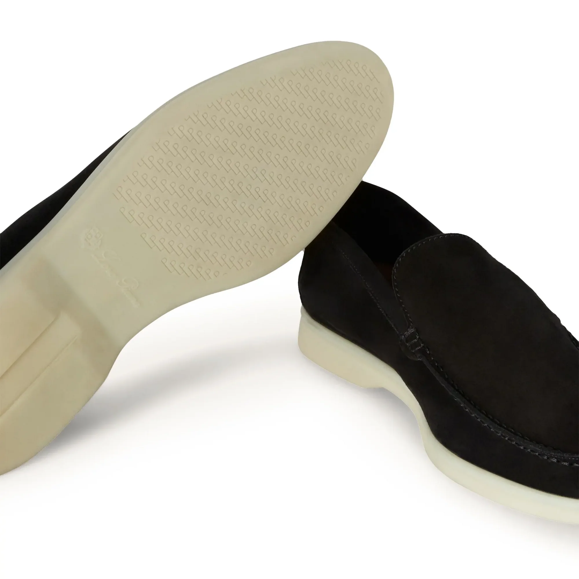 Summer Walk Suede Black Loafers