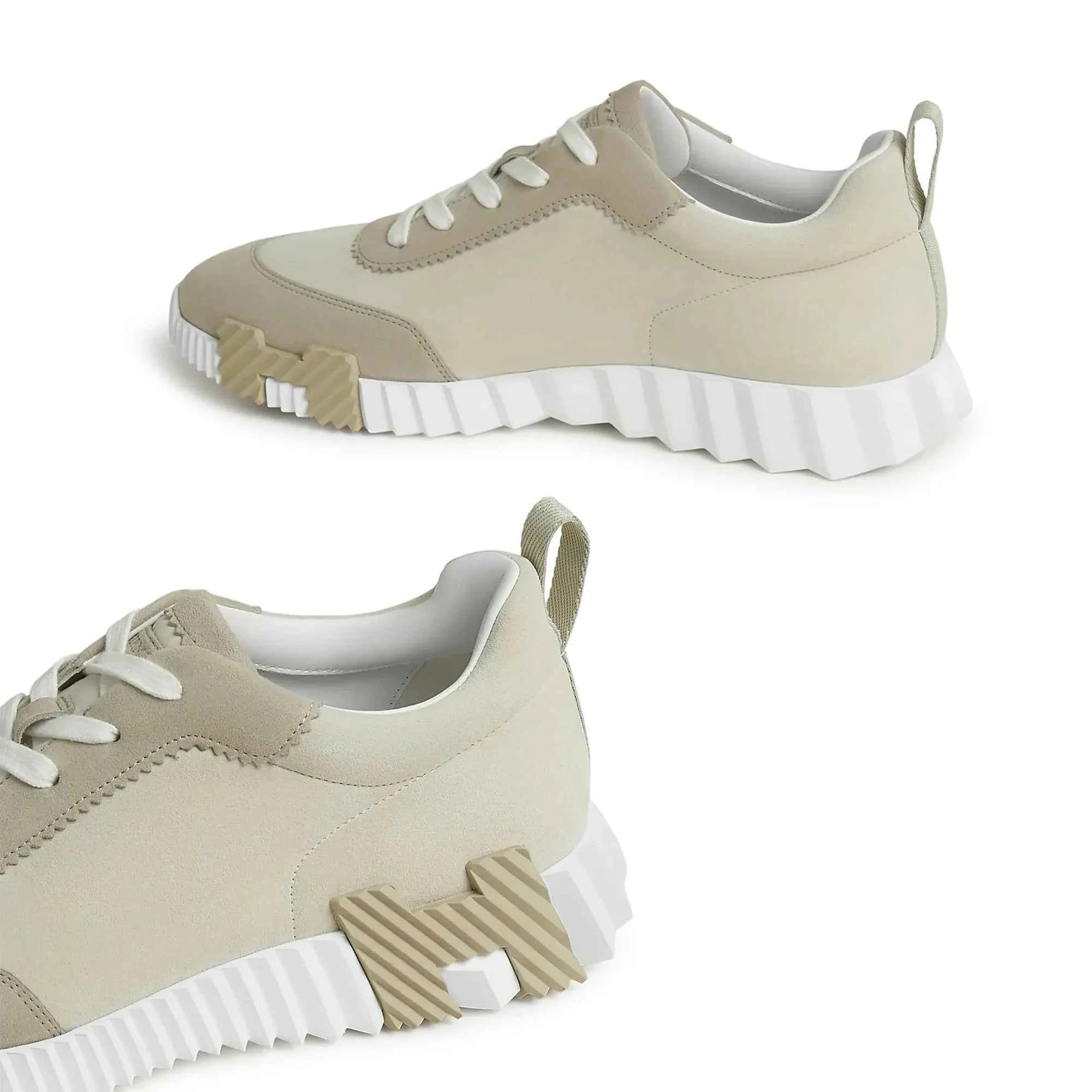 Hermes Paris Bouncing Sneaker Beige Glaise Beige Esquisse