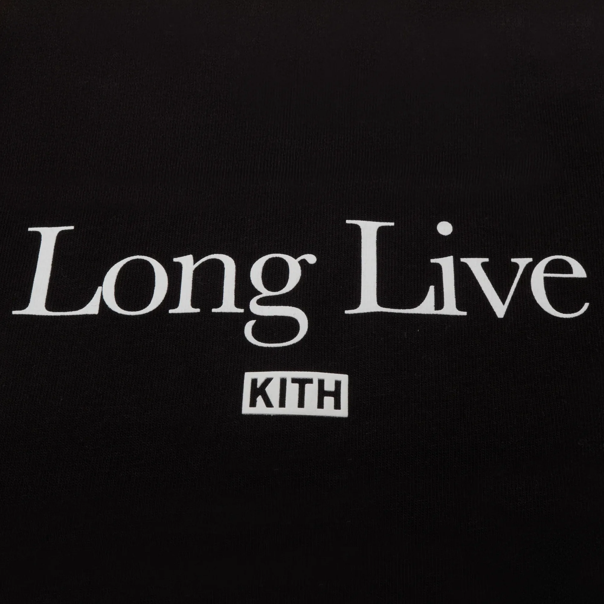 Long Live Quote Black T-Shirt