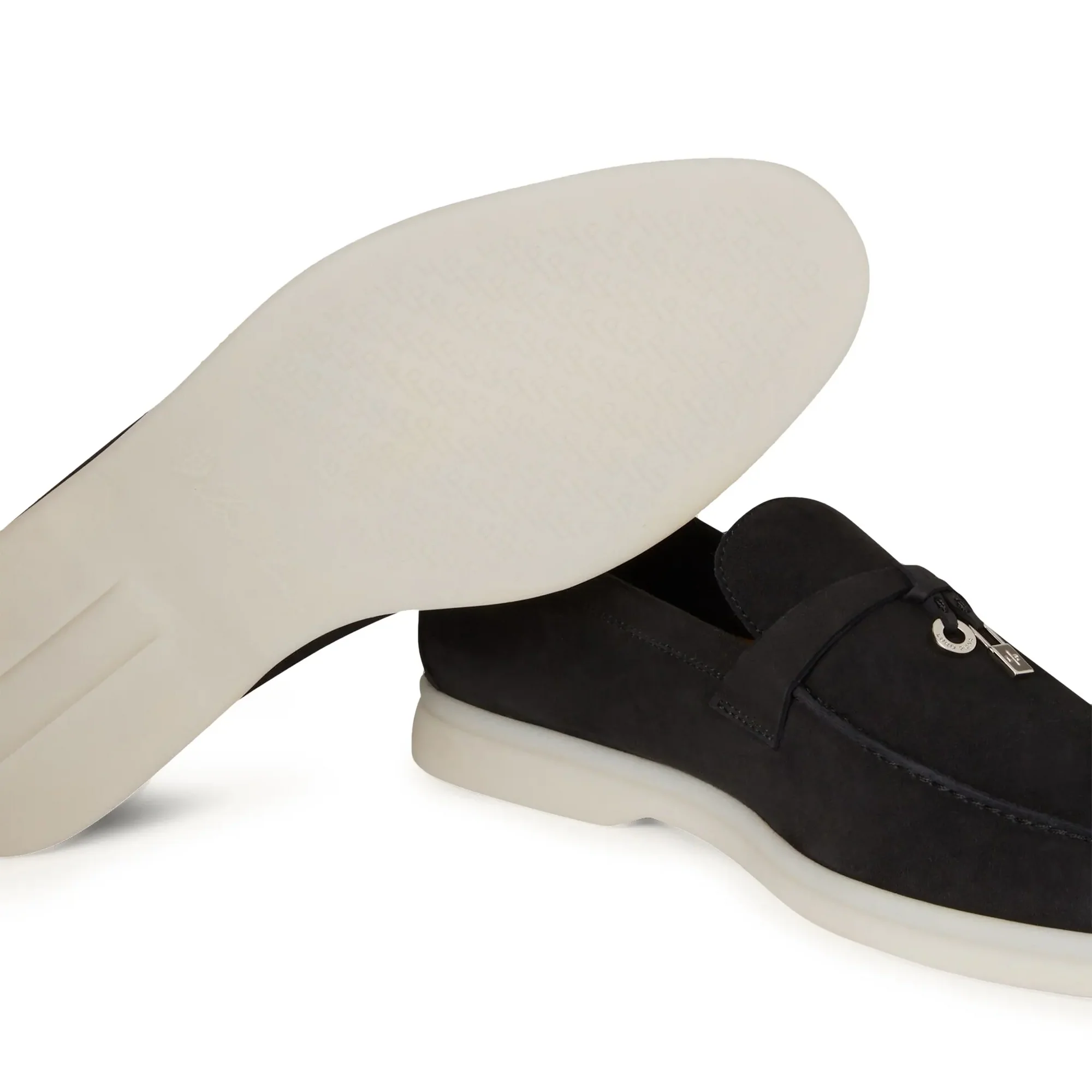 Summer Charms Walk Suede Caviar Loafers